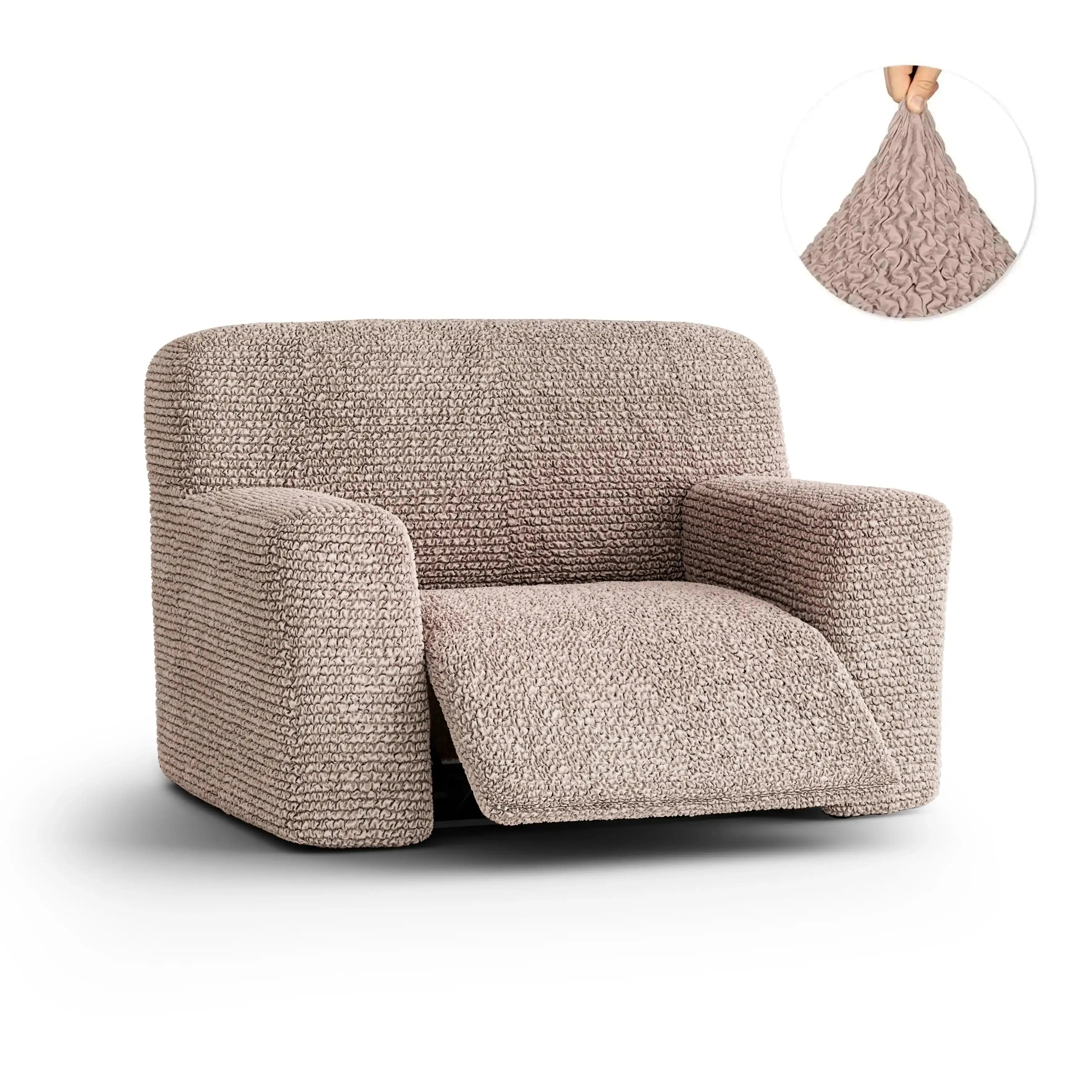 Large Reclining Armchair Slipcover - Microfiber Collection | Durable & Stylish Furniture Protector for Living Room, Home Theater & Office