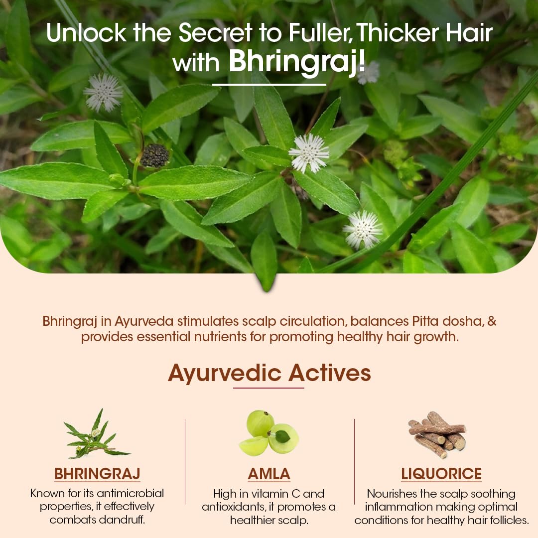 T.A.C Bhringabali Hair Oil - Natural Nourishing Hair Growth Treatment for Men & Women | Stops Hair Loss & Promotes Regrowth | 100ml | Perfect for Daily Scalp Massage & Overnight Hair Care