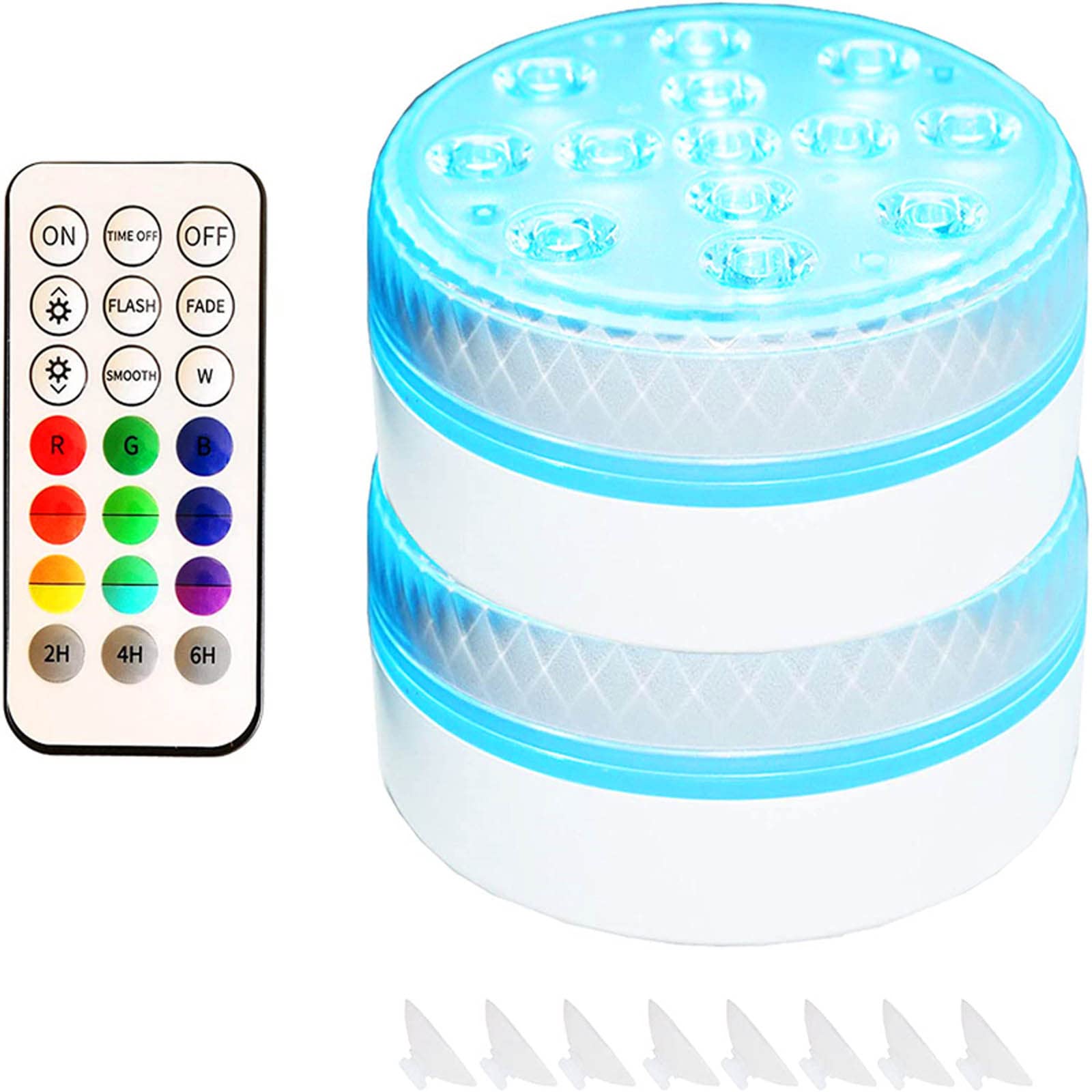 Submersible RGB Pond Lights - 13 LED, Waterproof for Outdoor Pools & Gardens