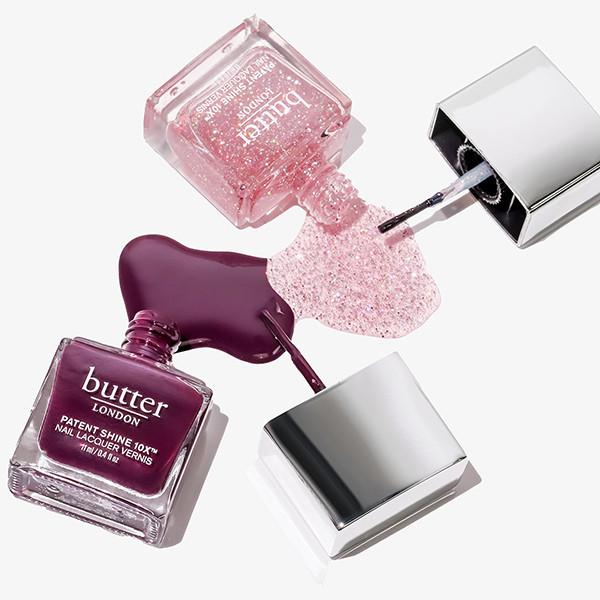 Butter London 2 Piece Mini Nail Lacquer Set - West End Wonder | High-Quality Nail Polish for Parties, Weddings & Special Occasions