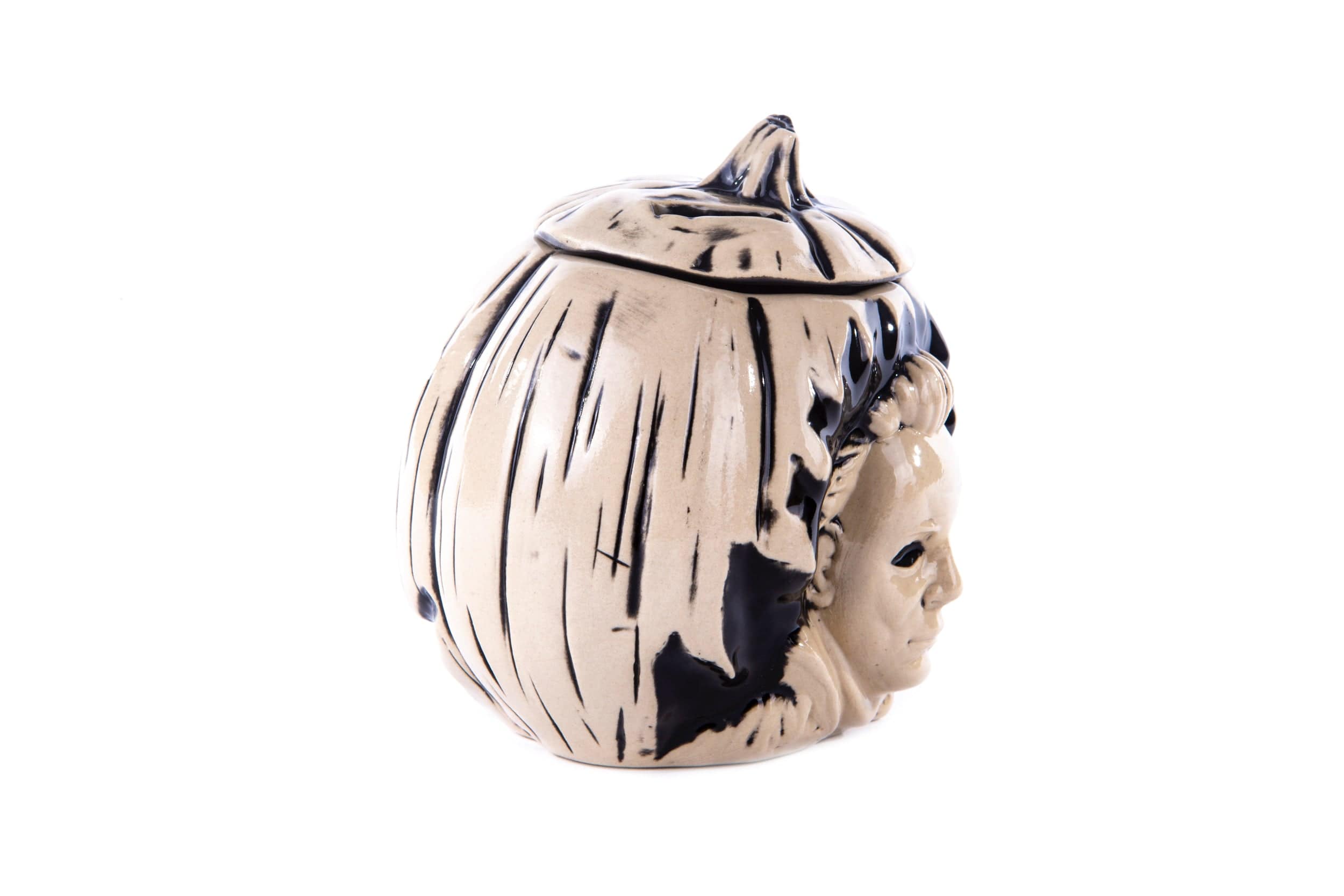 Halloween Tiki Mug (Beyond Fest Black) - Spooky Ceramic Cup for Halloween Parties, Themed Events & Tropical Drink Serving