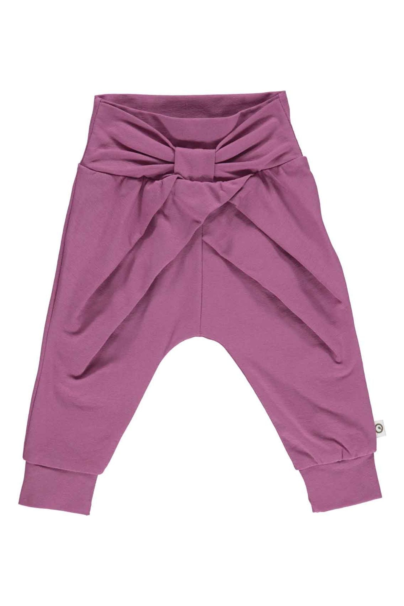 Adorable Fig Cozy Me Bow Pants for Baby Girls - Soft & Comfortable Cotton Leggings for Playtime, Photos & Special Occasions