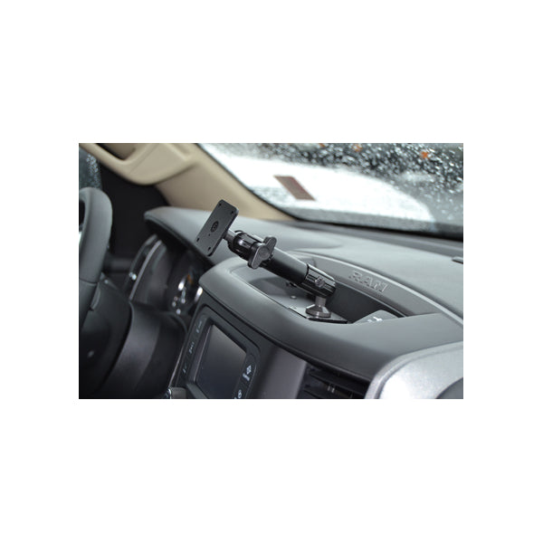 Heavy Duty No-Drill Center Dash Mount for Ram 1500/2500 (2019-2024) - Secure Phone & GPS Holder for Off-Roading & Truck Accessories Installation