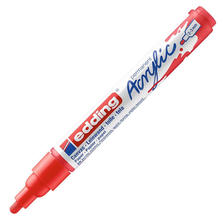 edding 5100 Acrylic Paint Marker - Medium Point (2.5mm) for Artists, DIY Crafts, Glass Painting & Rock Decor - Vibrant Waterproof Permanent Ink