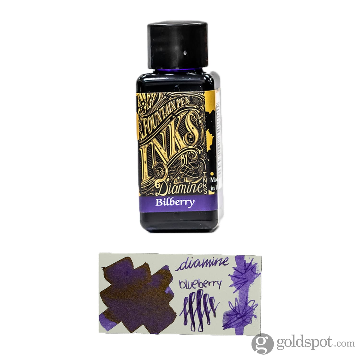 Diamine Classic Bottled Ink and Cartridges - Bilberry Purple for Fountain Pens | Premium Writing & Calligraphy Supplies for Artists & Professionals