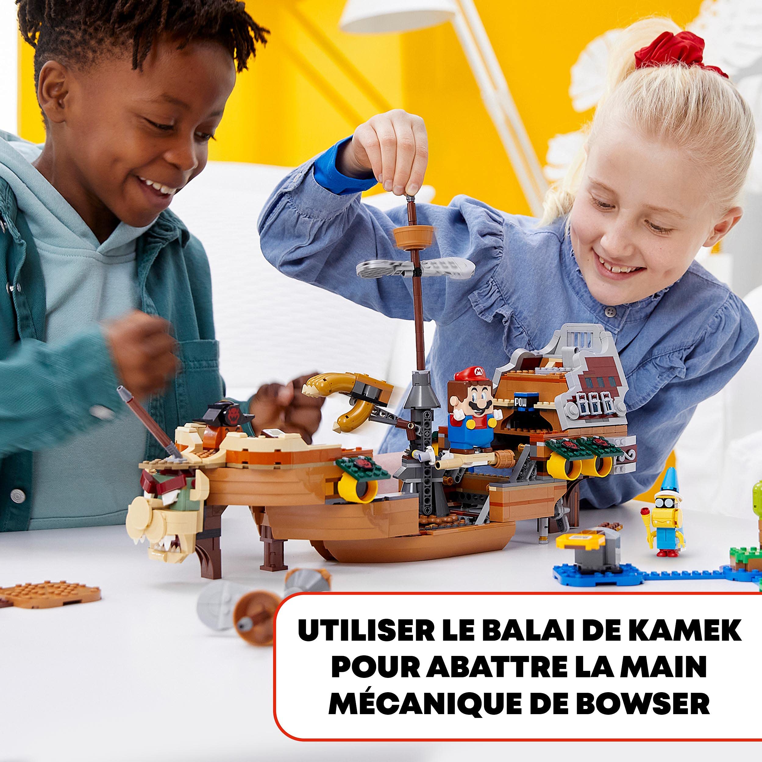 LEGO Super Mario Bowser Flying Fortress Expansion Set - 71391 Building Toy with 3 Figures for Kids | Creative Play & Gift Idea for Mario Fans