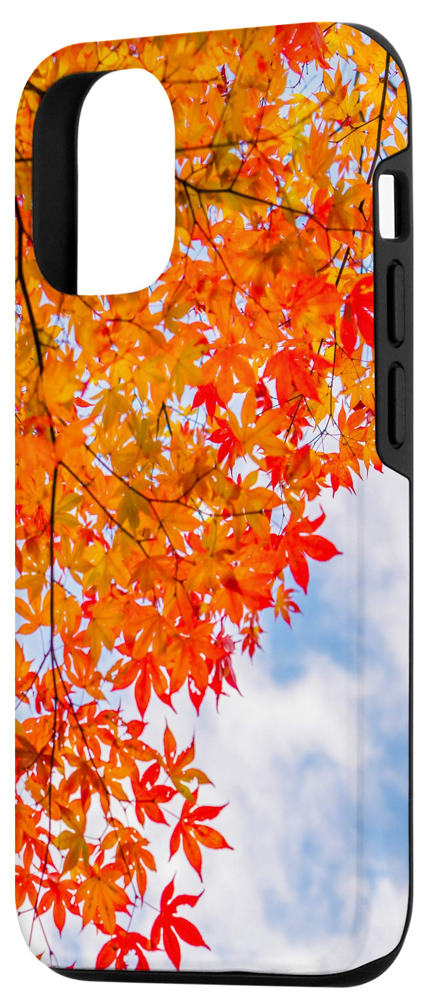 iPhone 12/12 Pro Case - Autumn Leaves Design with Thanksgiving Theme | Nature-Inspired Protective Cover for iPhone 12/12 Pro | Perfect for Fall Season, Thanksgiving Gifts & Outdoor Adventures