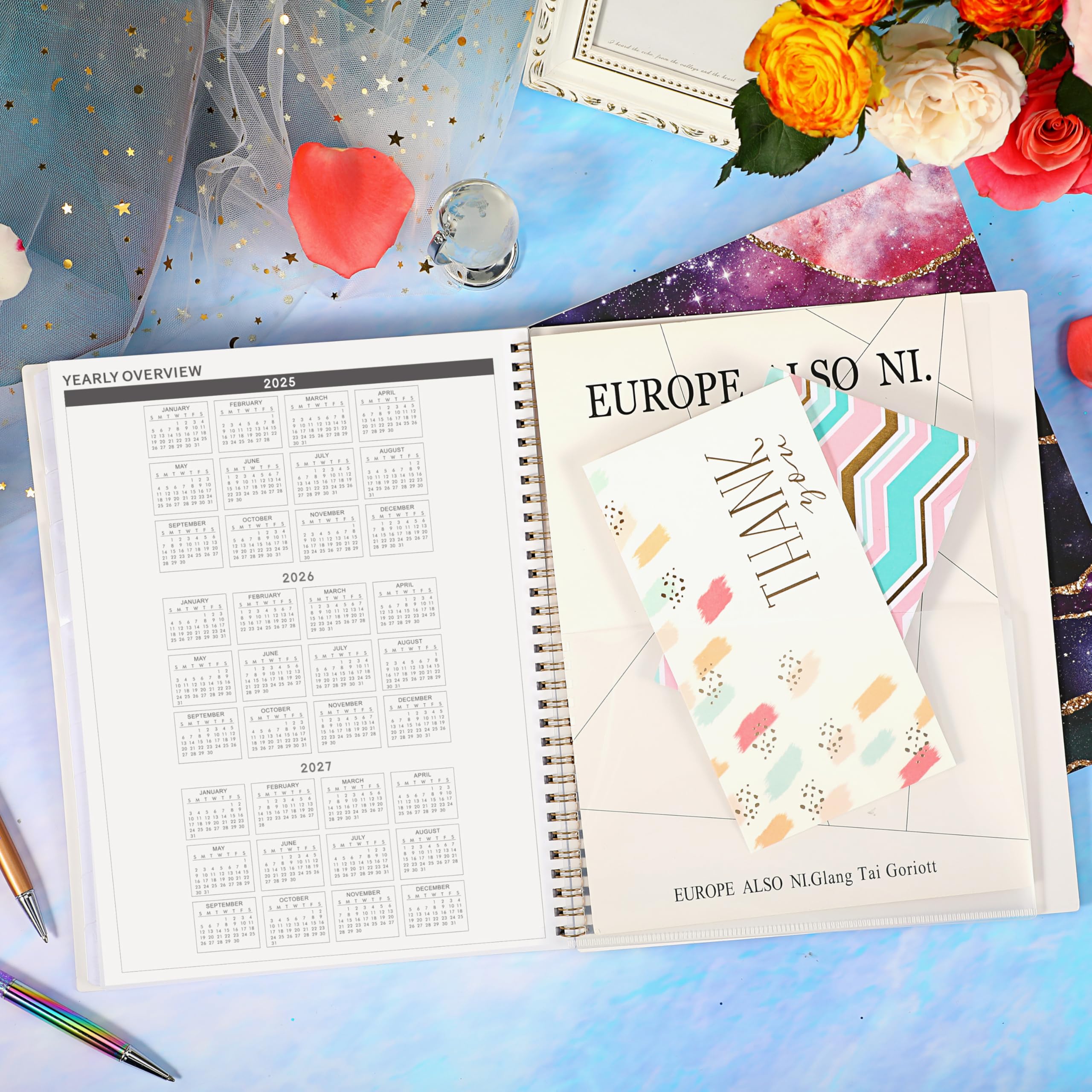 2025-2027 Monthly Planner | 2 Year Calendar Organizer July 2025 to June 2027 | 9