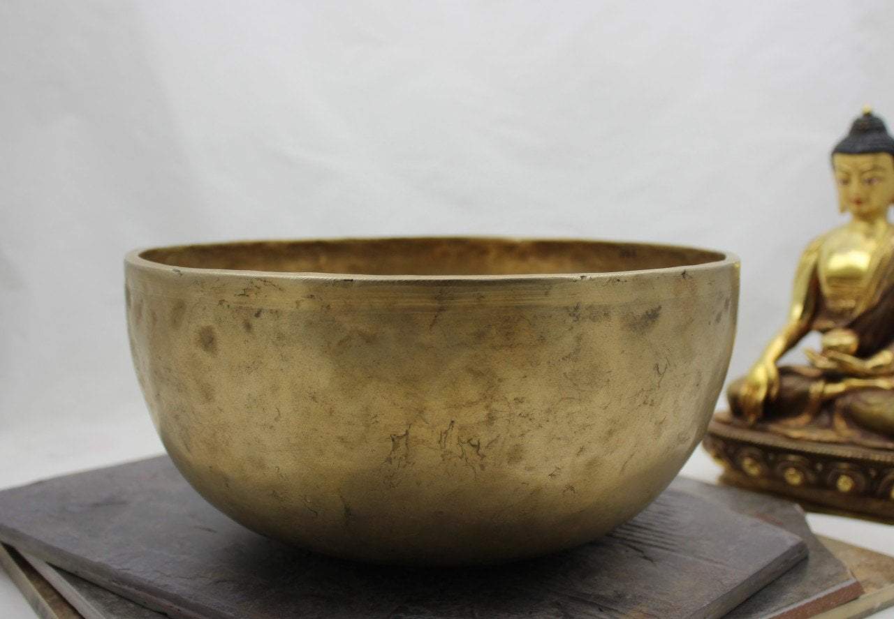 9 Inch G4 397Hz Singing Bowl - Premium Handcrafted Meditation & Sound Healing Instrument for Yoga, Therapy, and Relaxation