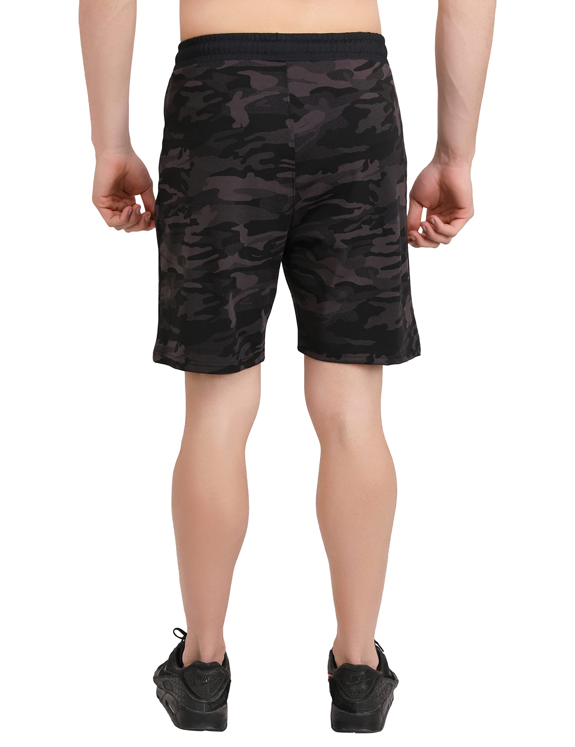 GYMIFIC Men's Camouflage Running Shorts - Breathable Workout Shorts for Gym, Jogging & Training | Lightweight Athletic Shorts for Running, Fitness & Outdoor Activities