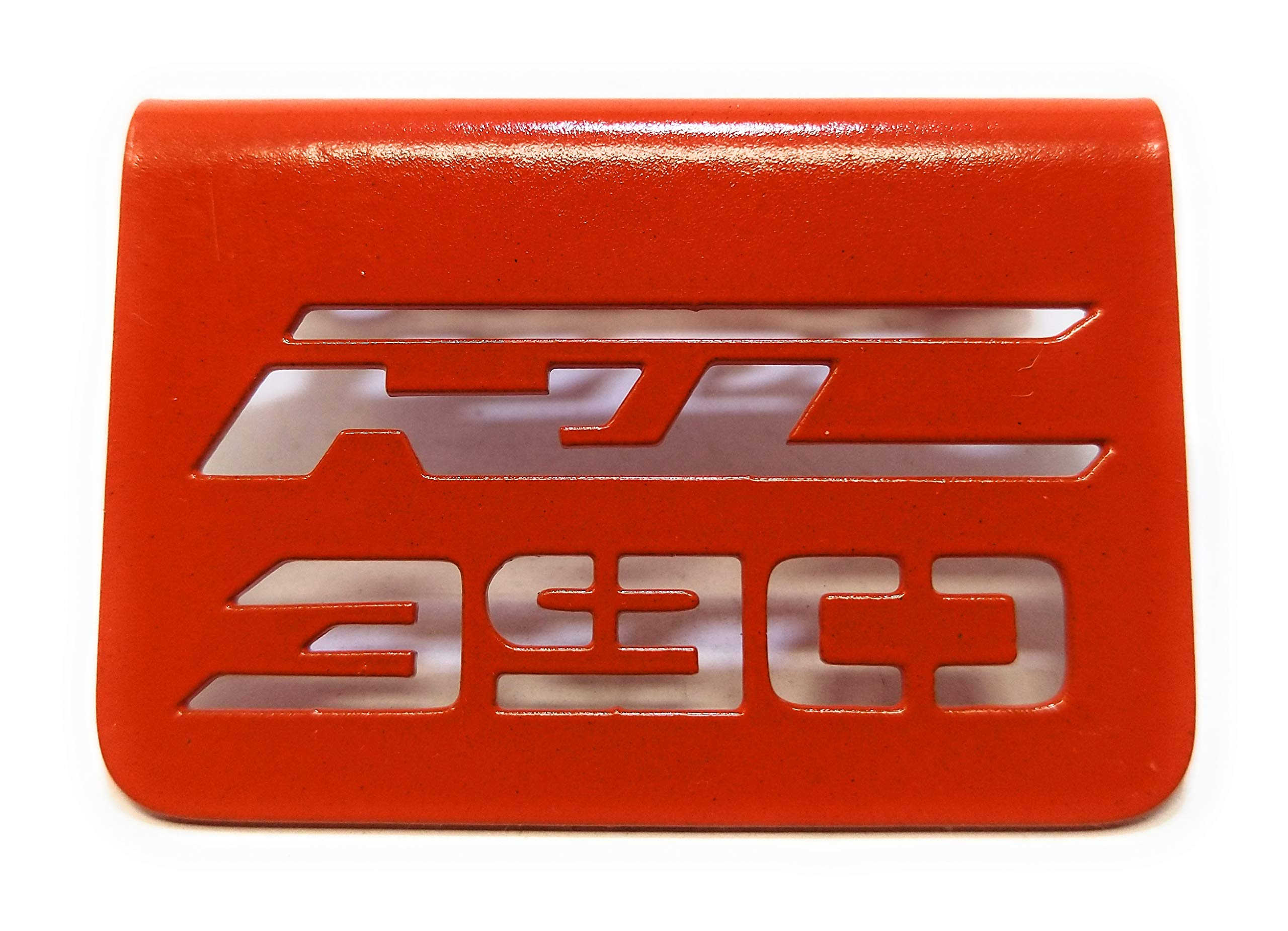 TRP TRADERS® Orange Stainless Steel Front Disc Brake Master Cylinder Guard for KTM RC 390 Motorcycle - Durable Protection for Off-Road & Street Riding
