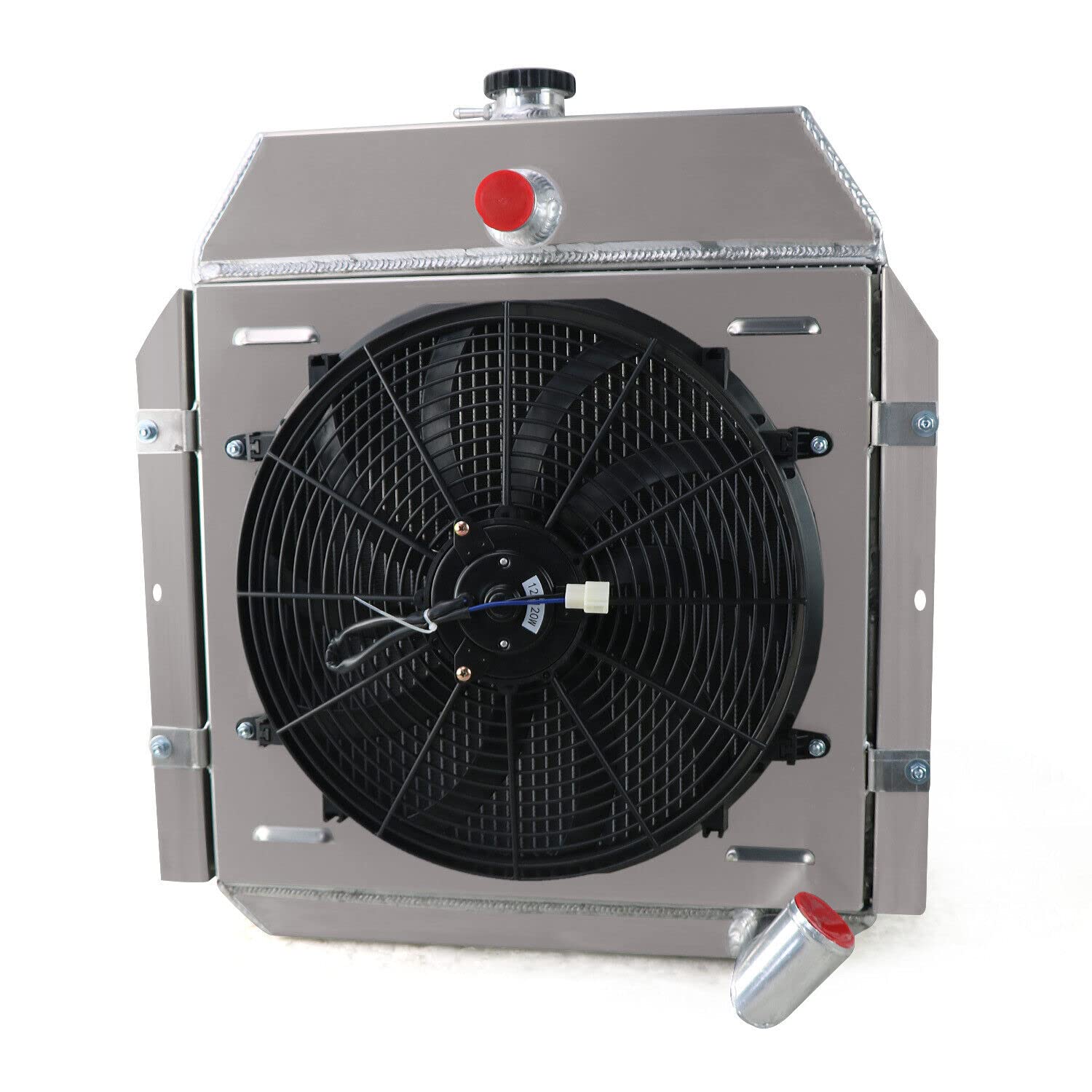 3 Row Radiator Shroud Fan for 1941-1949 International Harvester KB1 KB2 KB3 K1 K2 K3 Truck L6 - Heavy Duty Cooling Solution for Classic Truck Restoration & Off-Road Performance