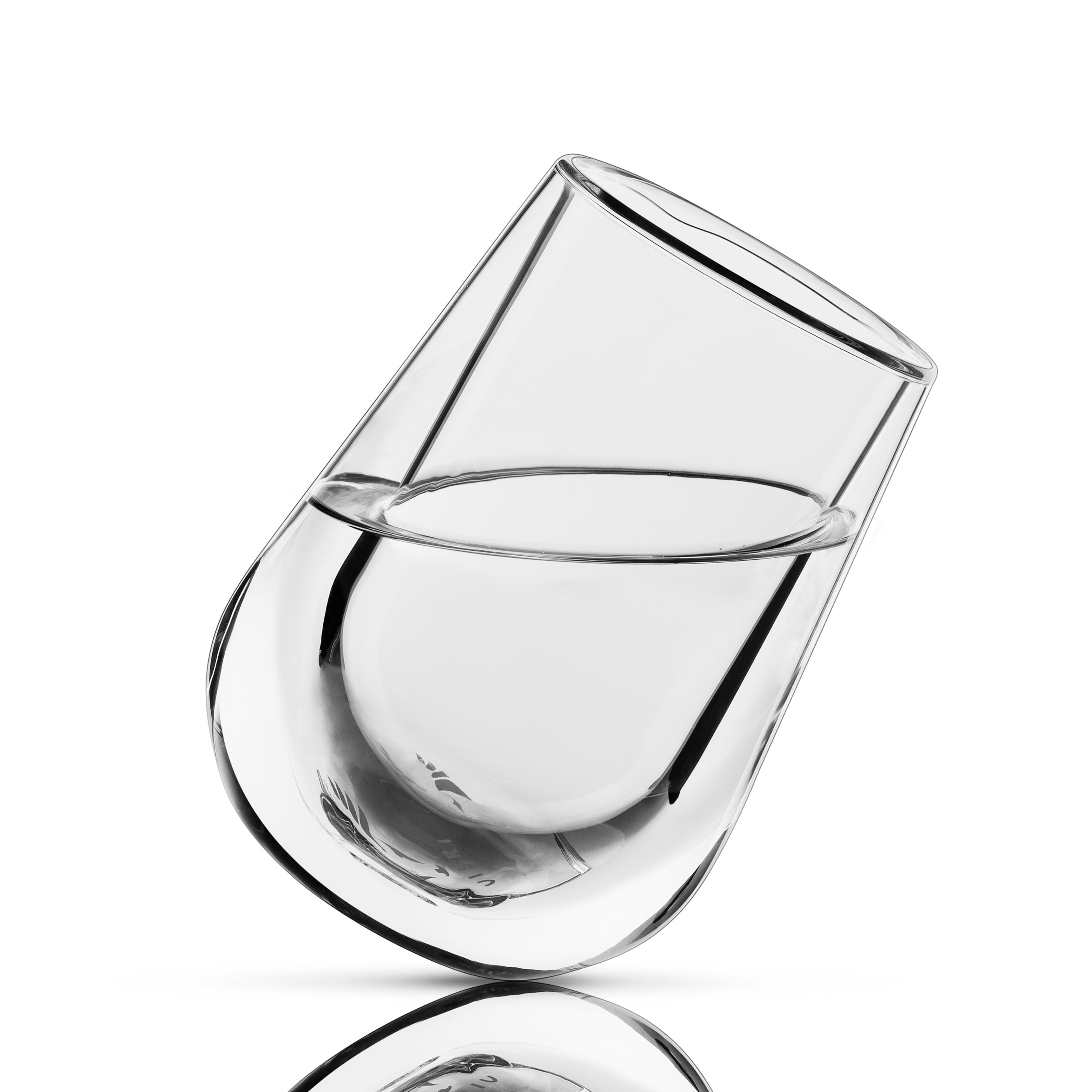 Premium Glacier Double Walled Insulated Wine Glasses - Set of 2, Shatterproof & BPA-Free - Perfect for Chilled White Wine, Cocktails & Outdoor Entertaining