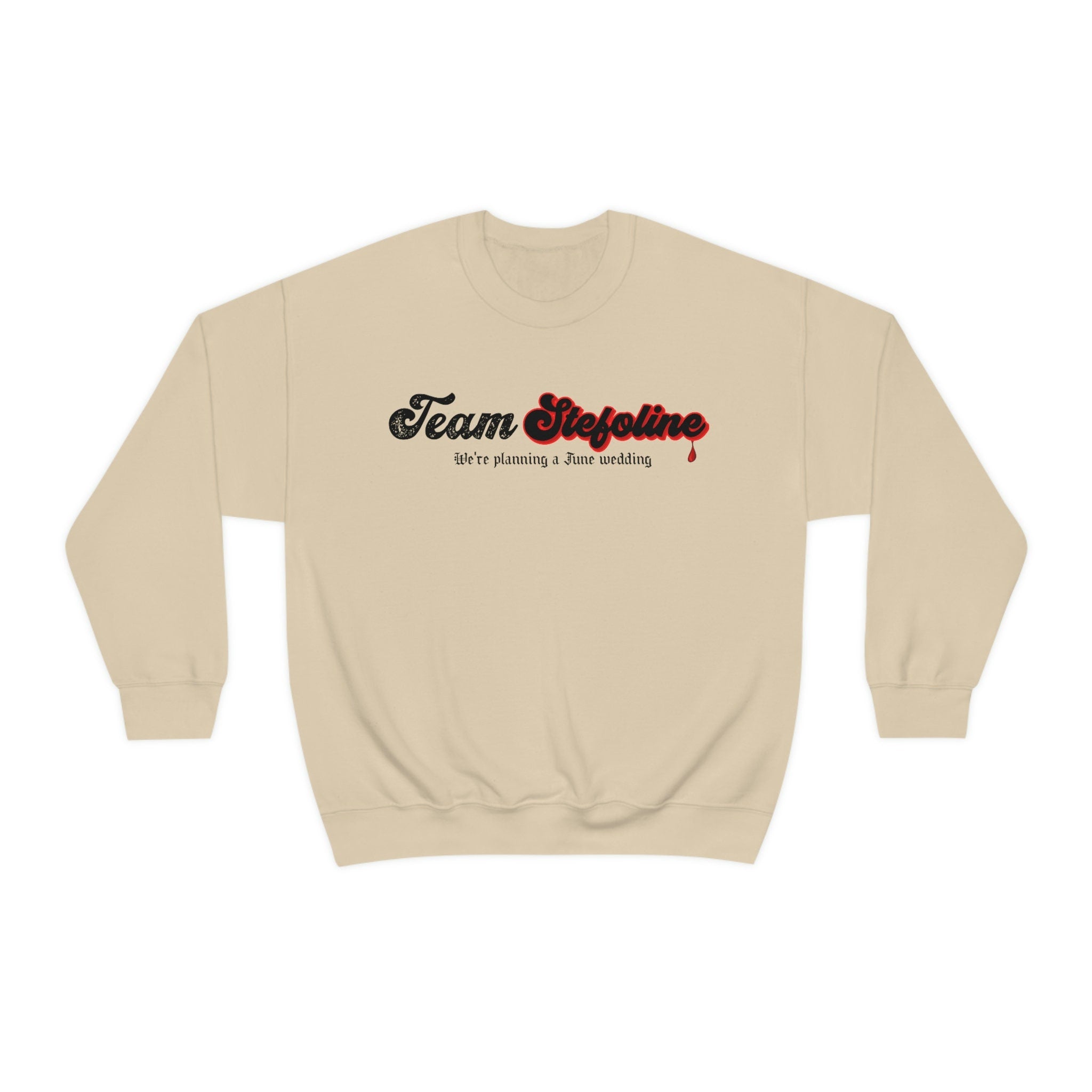 Team Stefoline Sweatshirt | TVD Merch | The Vampire Diaries Apparel | Stefan Salvatore & Caroline Forbes Inspired | Perfect TVD Gift for Fans | Great for Cosplay, Conventions & Casual Wear