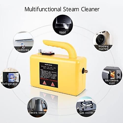 1700W Handheld High Pressure Steam Cleaner Machine - 110V Powerful Steam Tool for Home Cleaning, All-Purpose High Temperature Steamer (Yellow) | Perfect for Kitchen, Bathroom, Floors & Upholstery