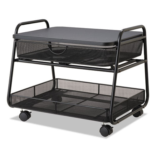 2-Tier Under Desk Mobile Printer Stand - 21