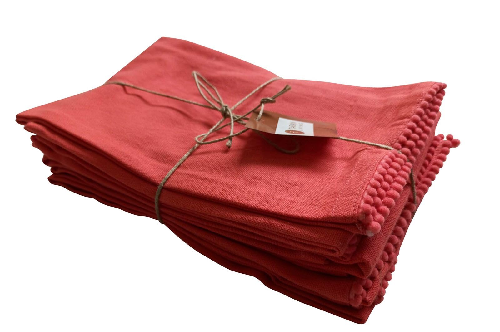 Premium Cotton Kitchen Towels Set of 6 - 18