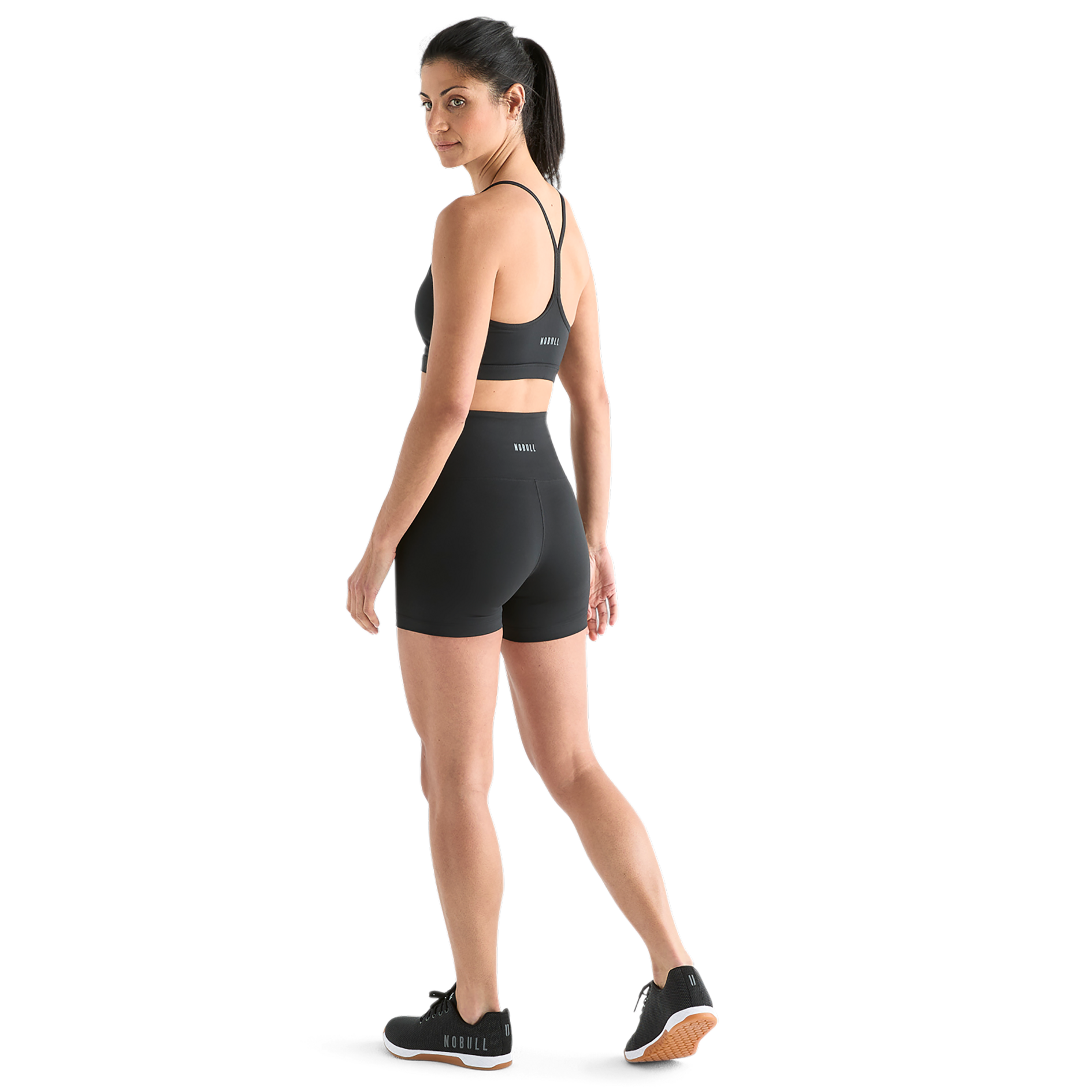 High Waisted Matte Shorts for Women - Comfortable & Stylish 4