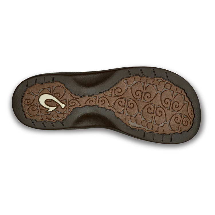 Olukai Ohana Dark Brown Women's Sandals - Comfortable & Stylish Flip Flops for Beach, Pool, and Casual Wear