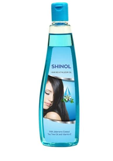 SHINOL Hair Growth Oil - 150ml (Pack of 2) | Natural Hair Revitalizer with Argan & Castor Oil | For Thicker, Longer & Healthier Hair | Perfect for Daily Hair Care & Scalp Massage