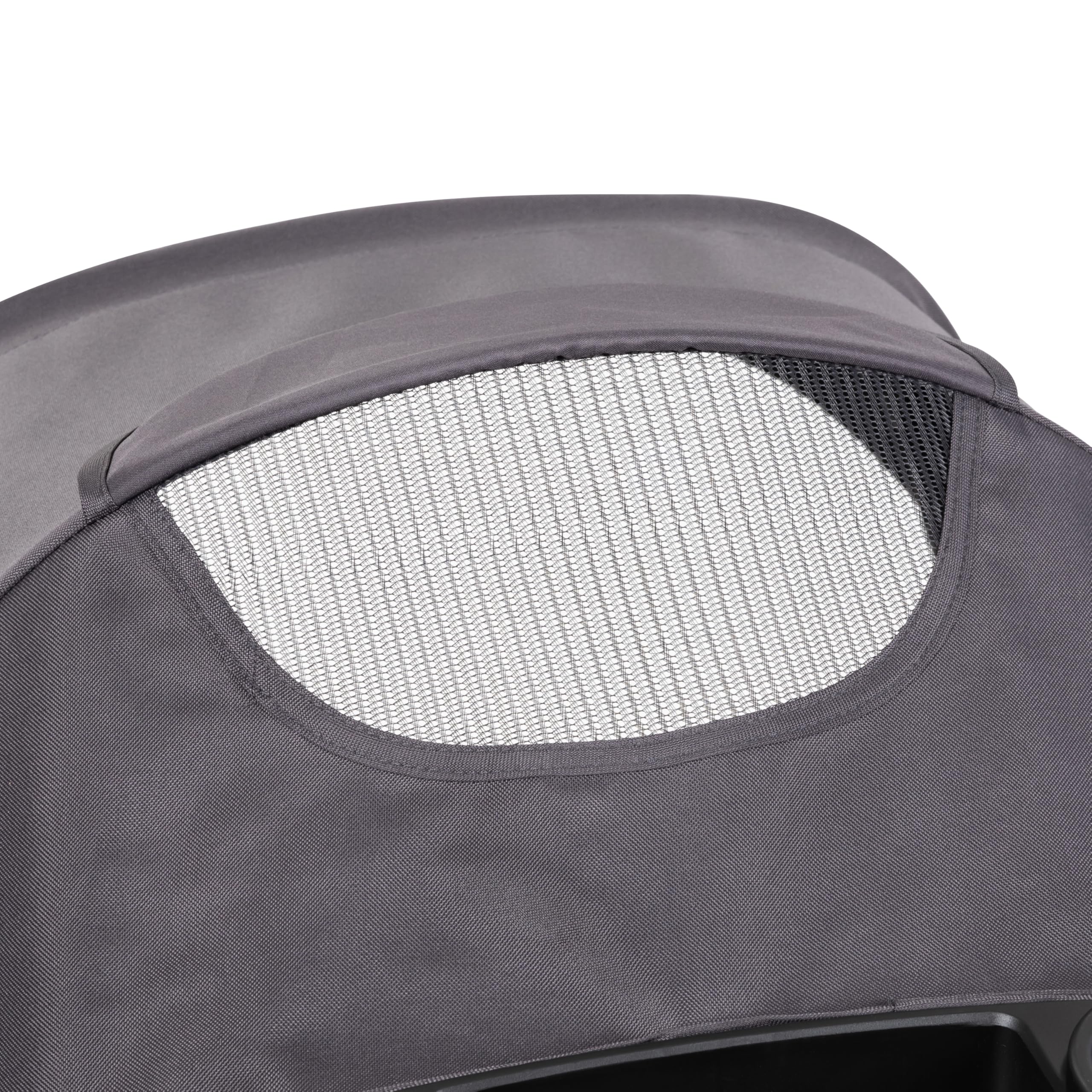 Baby Trend Sonar Seasons Stroller - Lightweight Travel Stroller with Adjustable Canopy, Liberty Grey | Perfect for Newborns to Toddlers, Ideal for Shopping, Travel & Daily Walks