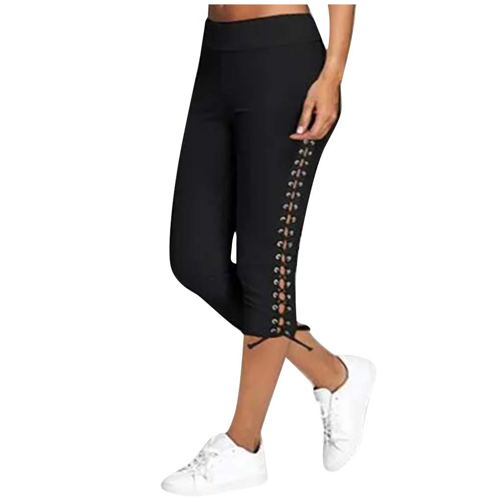PLENTOP High Waist Yoga Pants for Women - Tummy Control Workout Leggings - Comfortable & Stretchy Gym Leggings for Running, Yoga & Everyday Wear