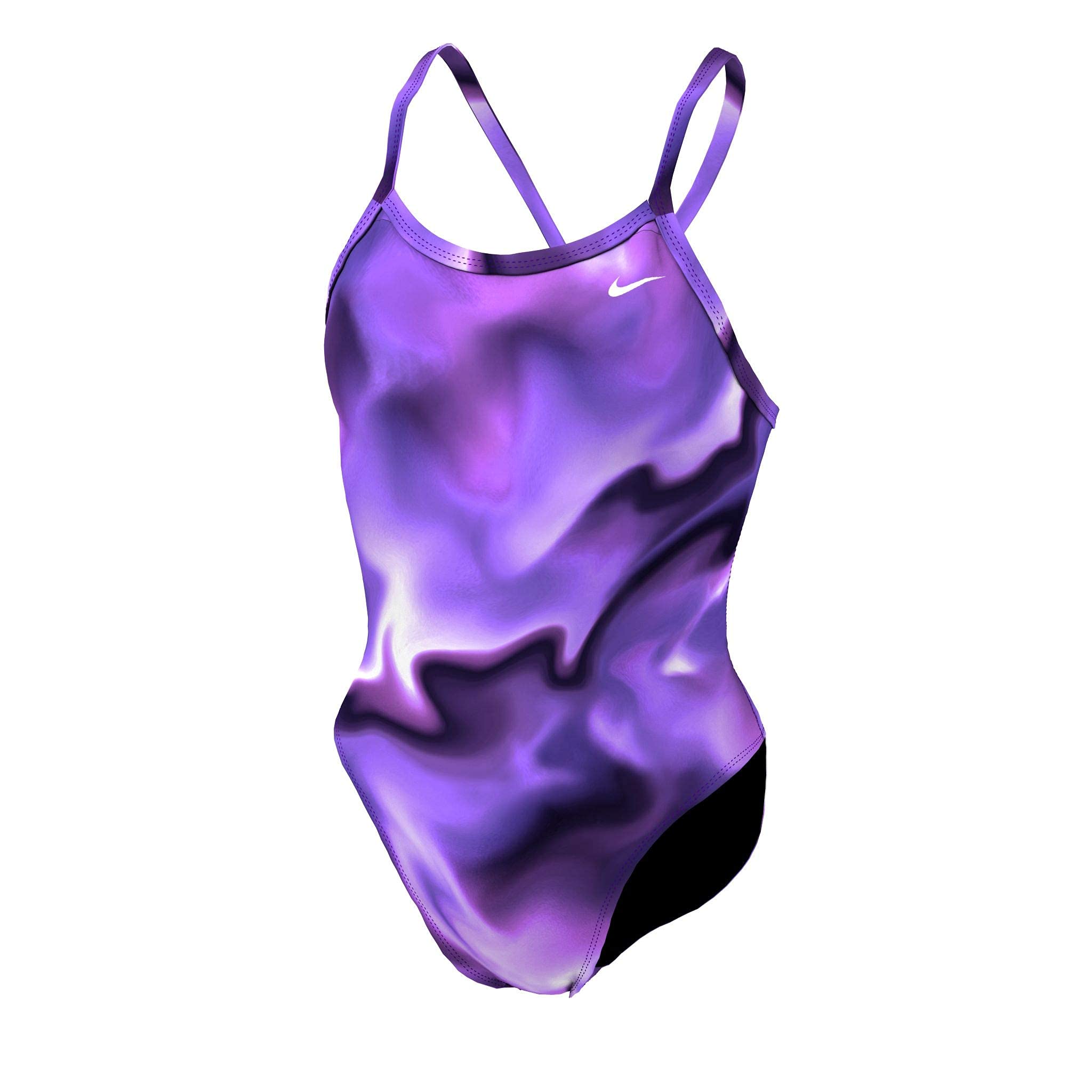 Nike Amp Axis Racerback One Piece Swimsuit for Women - Purple Court Color - Perfect for Beach, Pool & Summer Activities