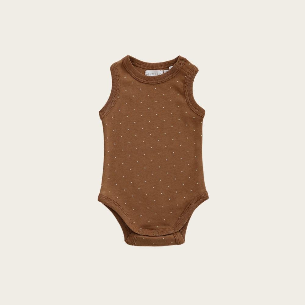 Organic Cotton Baby Bodysuit - Soft & Breathable Tiny Dot Onesie for Newborns & Infants - Perfect for Everyday Wear, Playtime & Photo Shoots