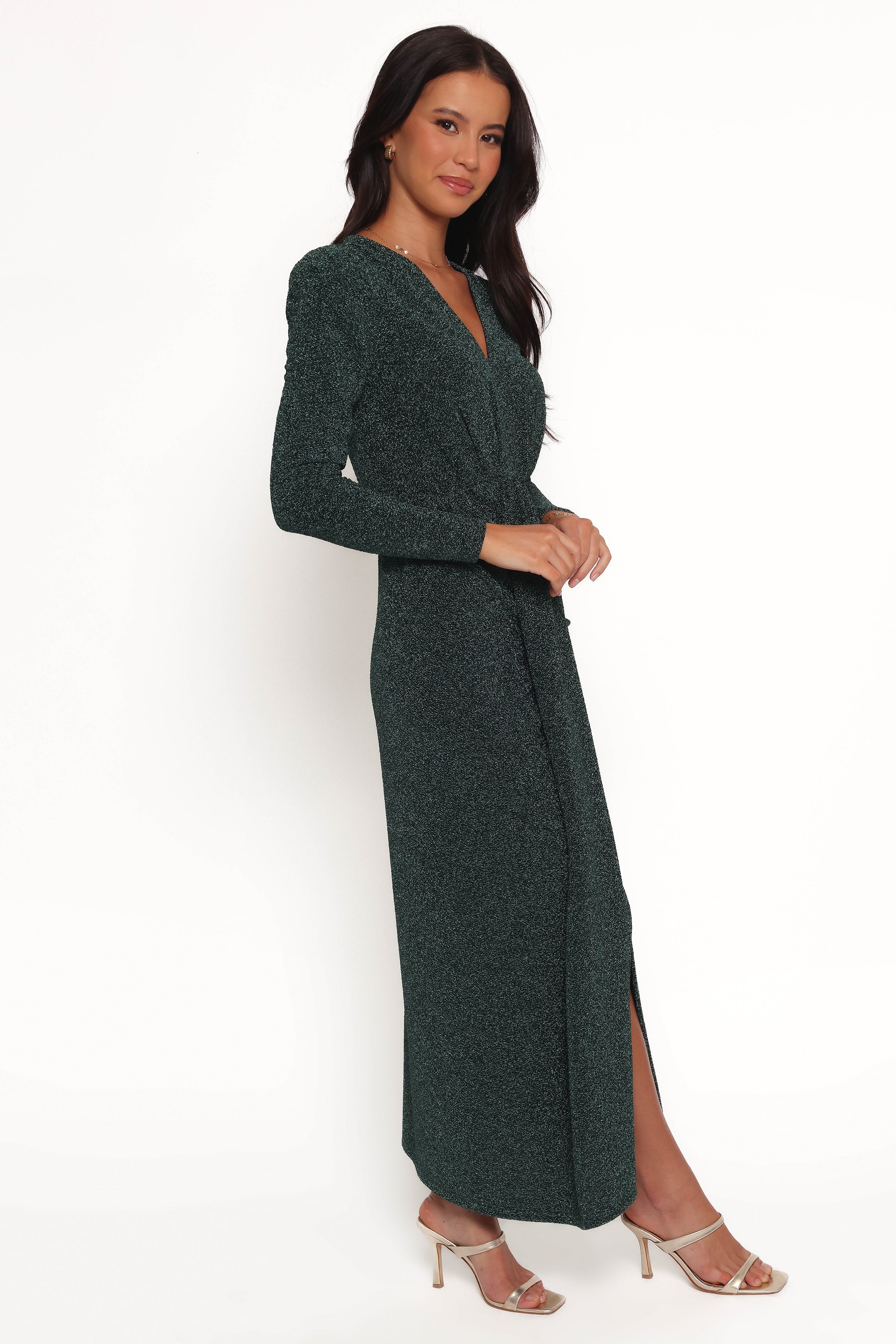 Grayson Maxi Dress - Elegant Emerald Green Long Flowy Dress for Women | Perfect for Summer, Beach, Weddings & Casual Outings