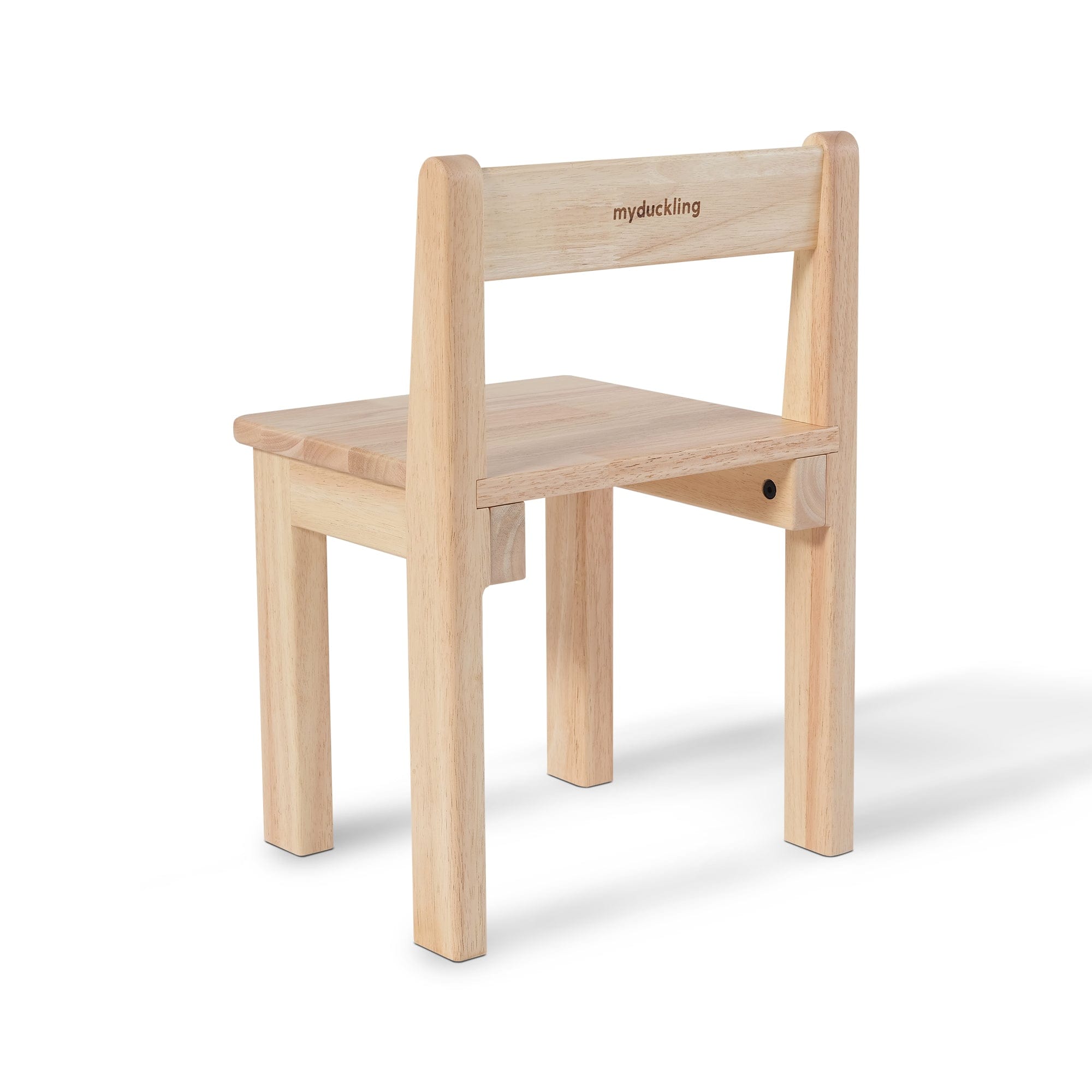 LINA Stackable Study Chair - Durable Rubberwood Frame, Ergonomic Design for Home Office, Library & Classroom Use