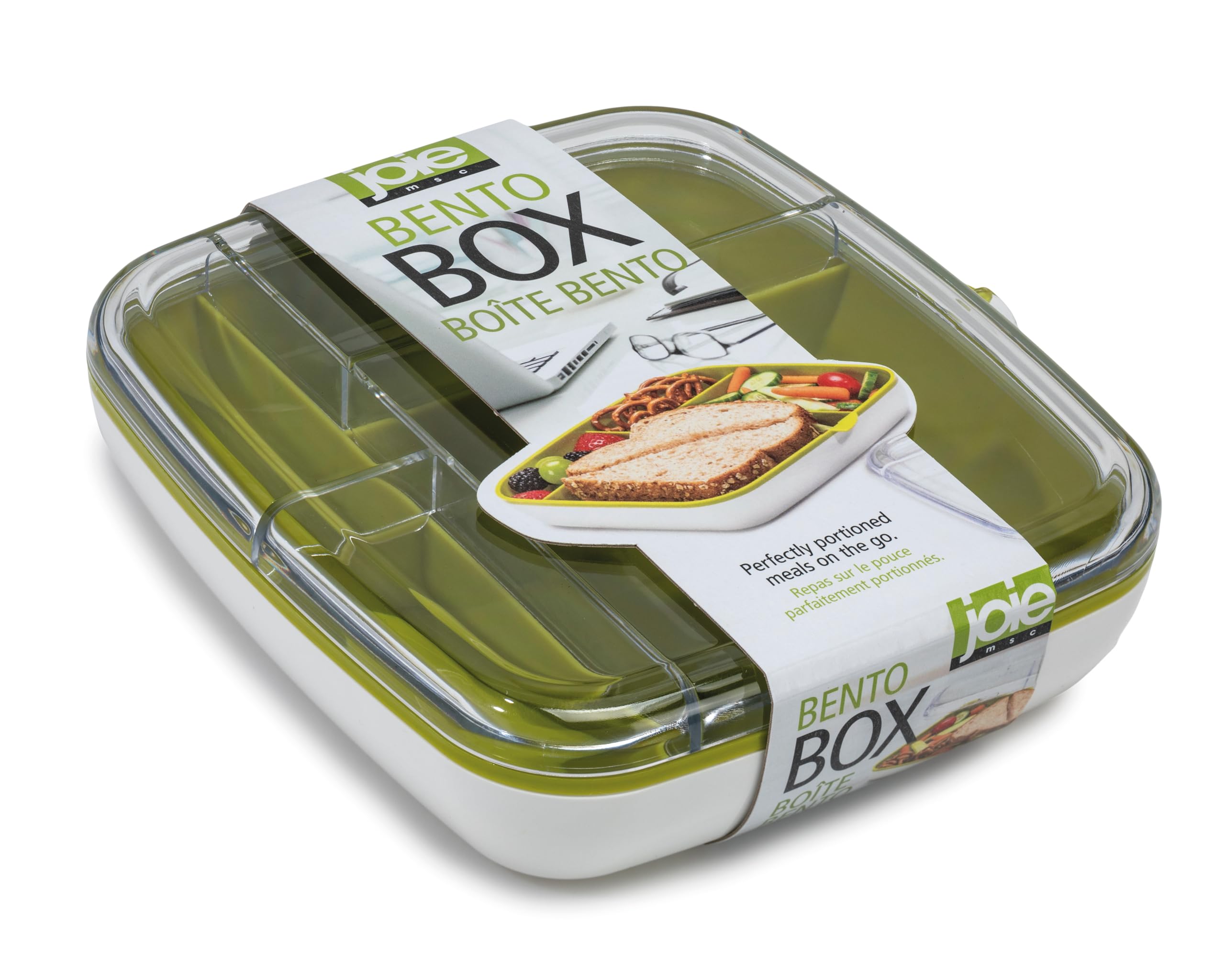 Joie Bento Box - Insulated Lunch Box for Adults & Kids, Leak-Proof Food Storage Container with Compartments | Perfect for Office, School, Picnics & Travel