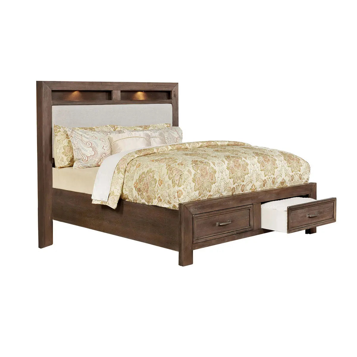 Darcy Queen Bedroom Set with 1700 Thread Count Sheets - Perfect for Master Bedrooms & Guest Rooms