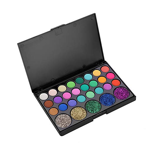 29-Color Matte & Shimmer Eyeshadow Palette - Waterproof for Party & Daily Makeup
