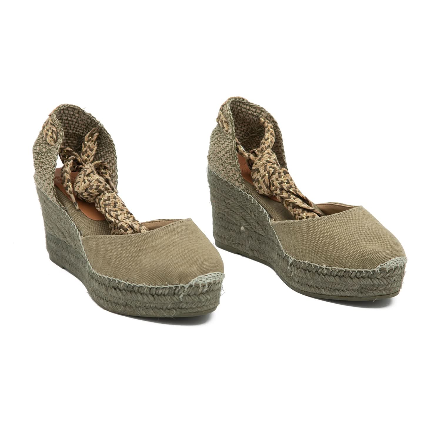 Women's Comfortable High Heel Wedge Espadrille Sandals - Lisboa Summer Fashion Shoes for Beach, Party & Casual Wear