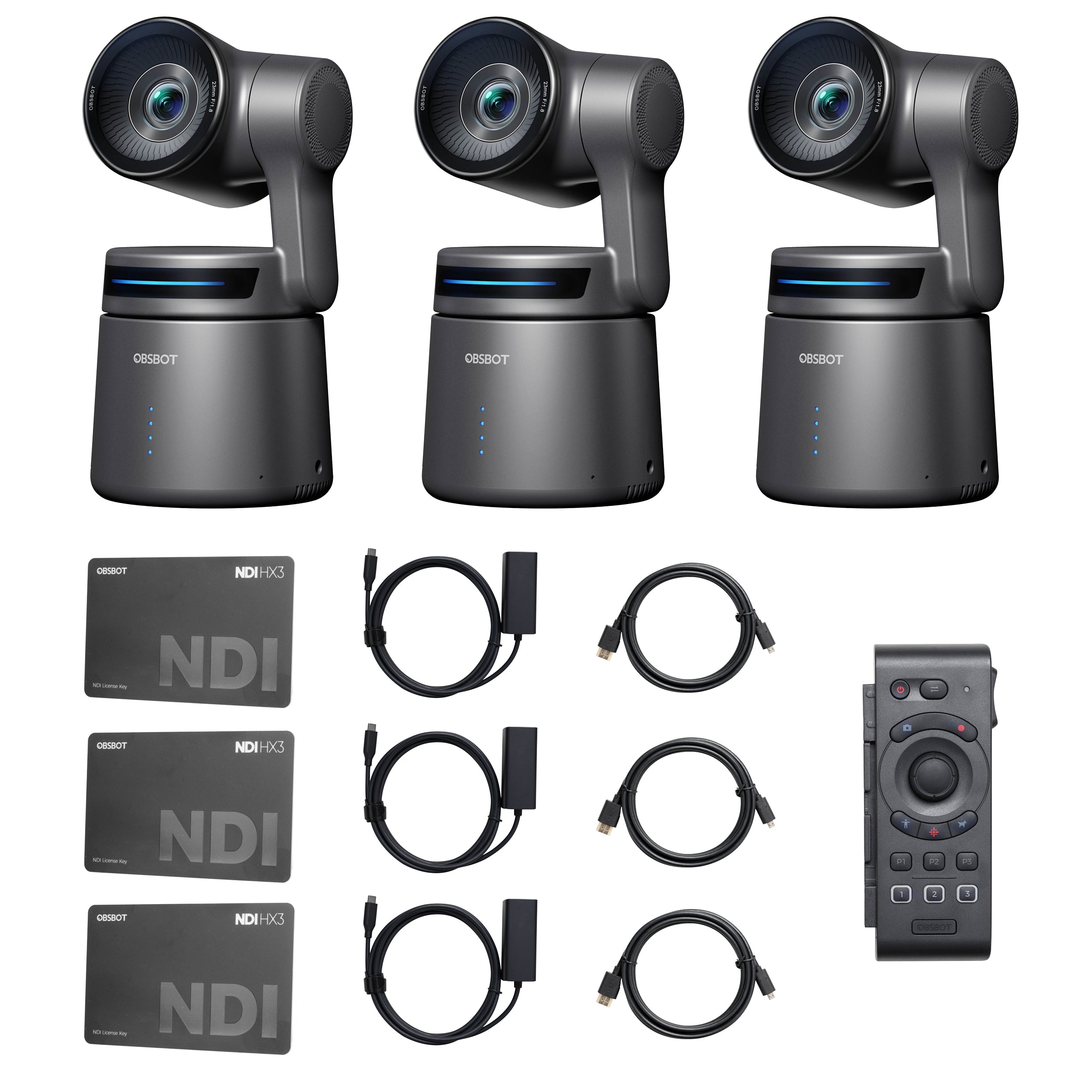 OBSBOT Tail Air Multicam 4K AI Webcam with Auto Tracking for Live Streaming, Video Conferencing, Gaming, and Online Classes – Perfect for YouTube, Zoom, and Twitch