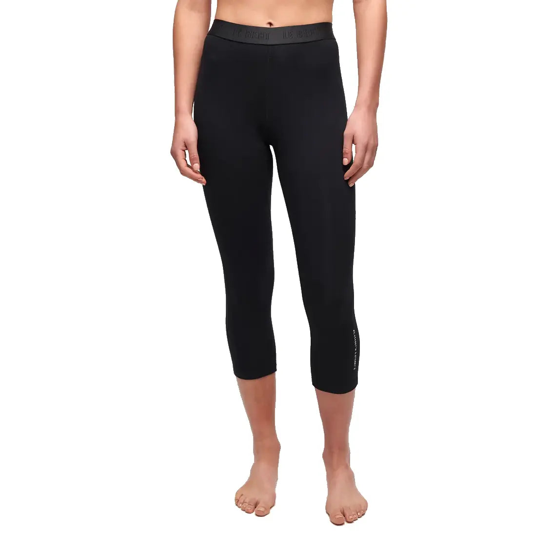 Women's Le Bent Core 200 3/4 Length Leggings - Black | High-Waisted Yoga Pants for Running, Gym & Everyday Wear