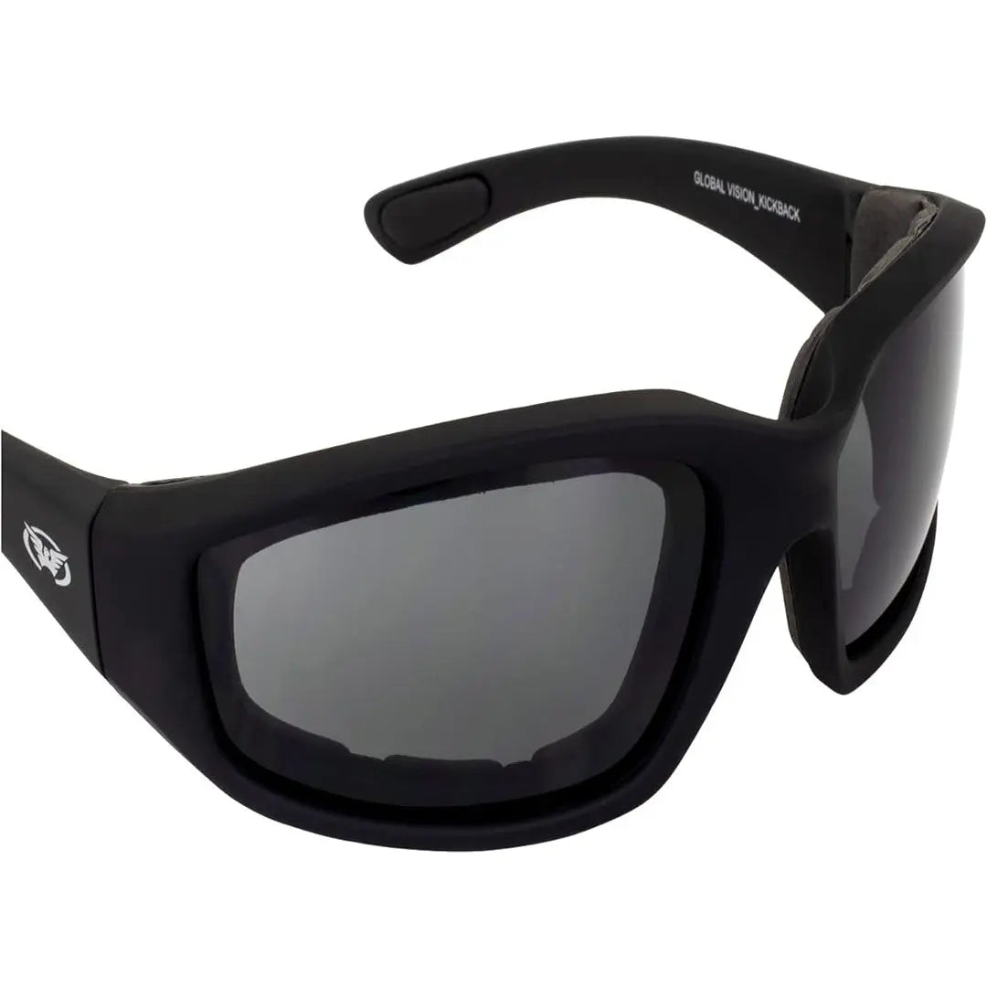 Global Vision Kickback Motorcycle Sunglasses - Polarized UV Protection for Riding, Driving & Outdoor Sports