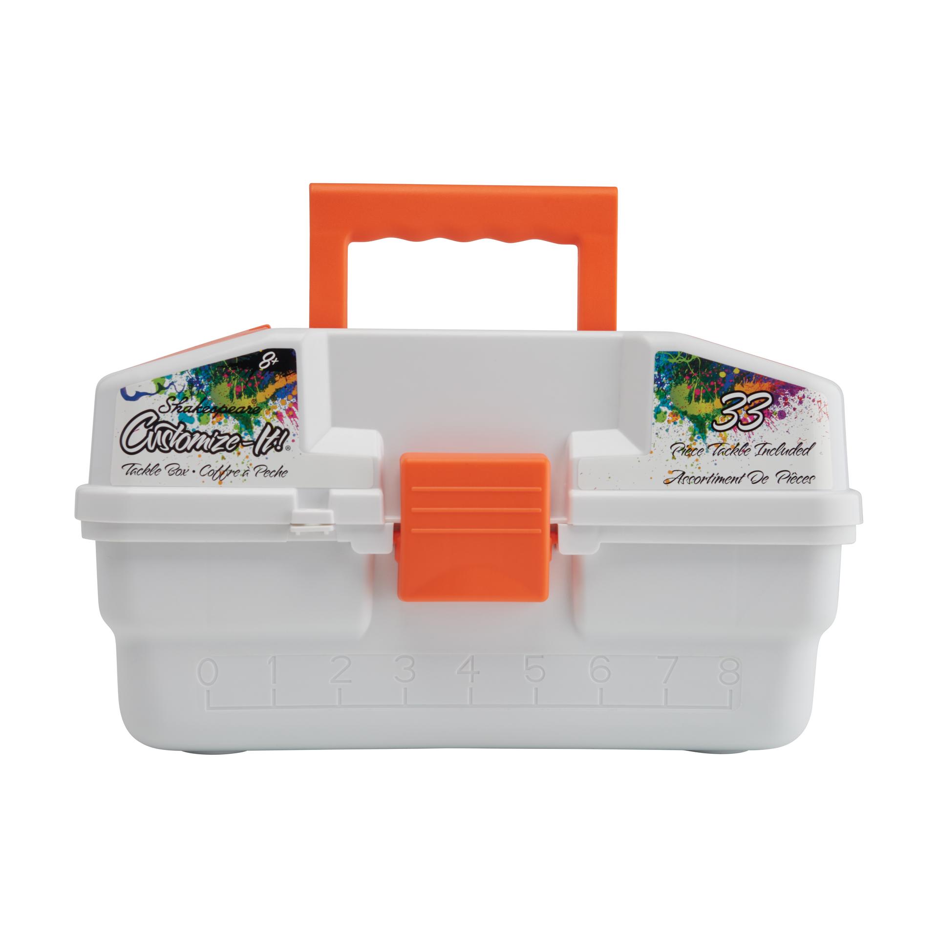 Customize It® Tackle Box - Waterproof Fishing Organizer with Adjustable Compartments - Perfect for Bass, Trout & Saltwater Fishing Gear Storage