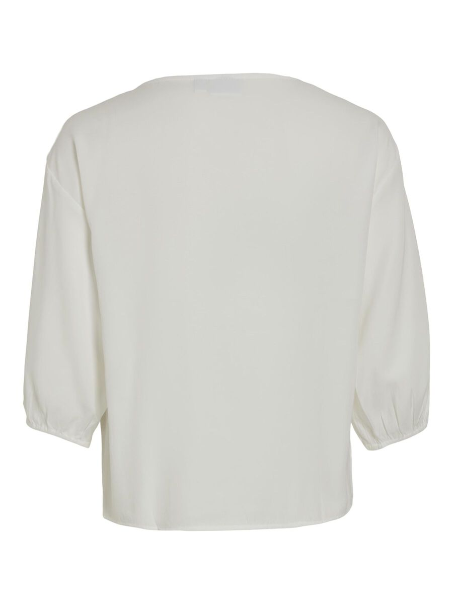 Karina Lace Top for Women - Elegant Snow White & Black Blouse - Perfect for Date Night, Party & Special Occasions