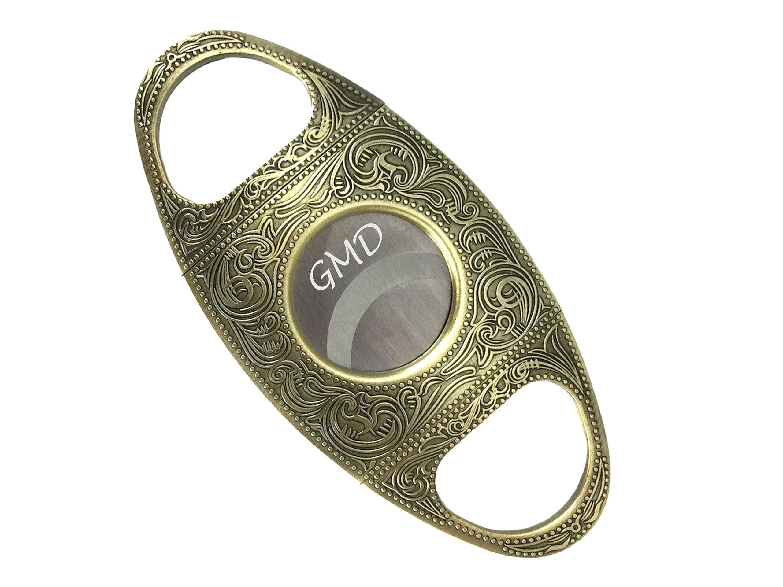 Personalized Visol Wild West Antique Gold Cigar Cutter - Free Laser Engraving - Perfect for Gifts, Collectors & Cigar Enthusiasts