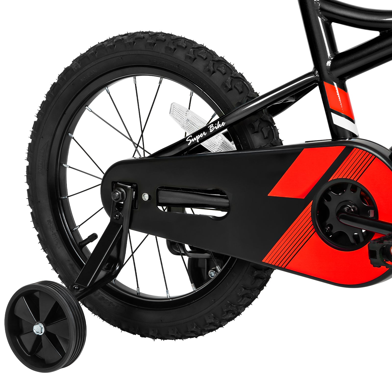 16 Inch Kids Bike for Boys & Girls Ages 4-6 Years | 38-48 Inch Rider Height | Coaster Brake | Red Children's Bicycle | Perfect for Neighborhood Rides, Park Adventures & Learning to Cycle