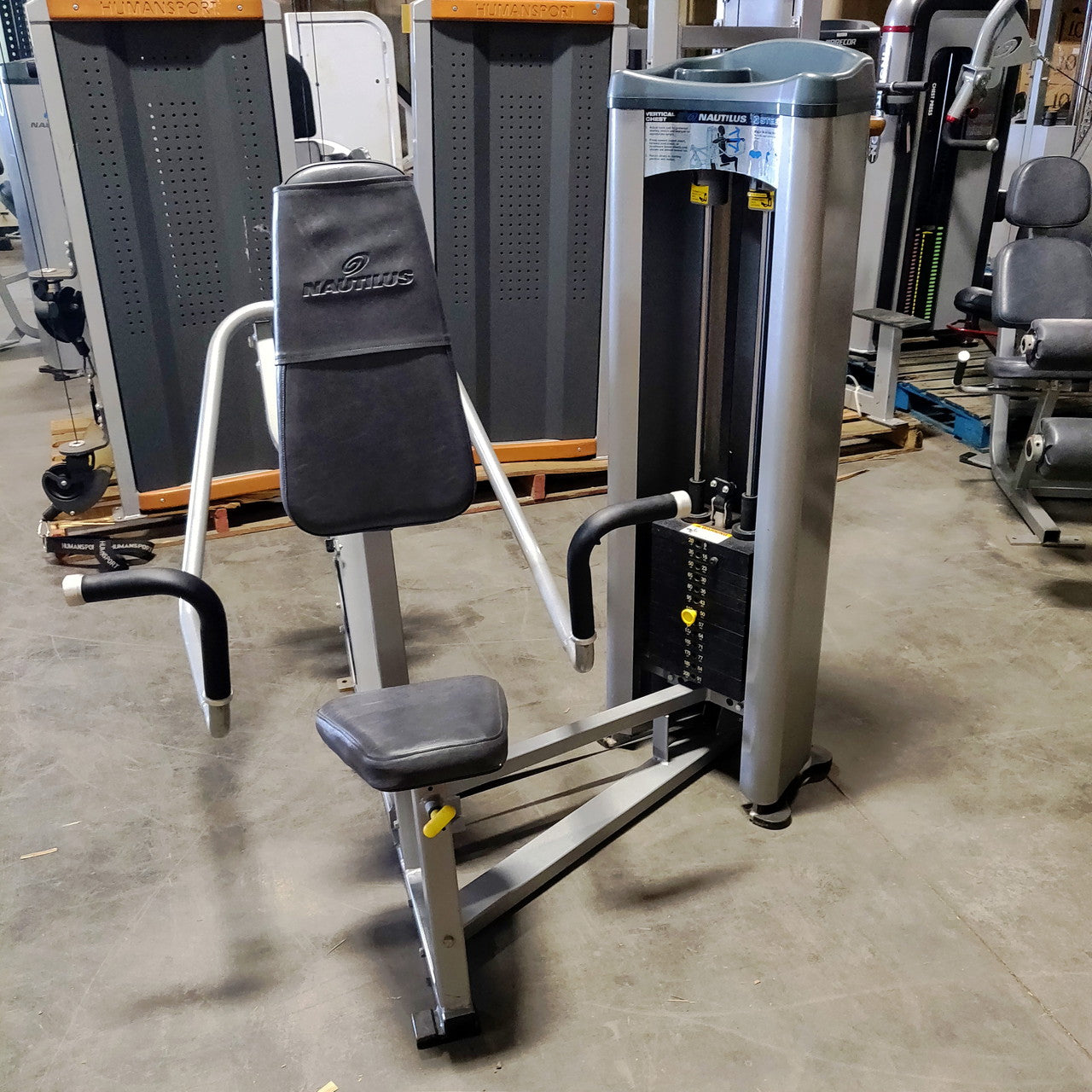 Nautilus Vertical Chest Press Machine - Adjustable Steel Series Strength Training Equipment for Home & Gym Workouts