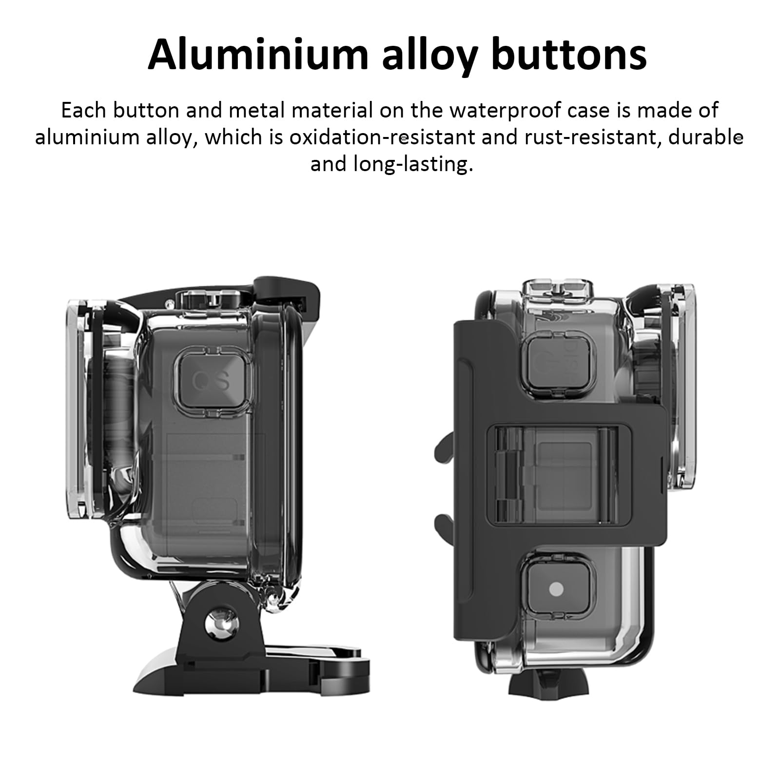 Waterproof Camera Housing for Underwater Photography - Durable Dive Case for Enhanced Underwater Shooting - Perfect for Scuba Diving, Snorkeling, and Beach Vacations