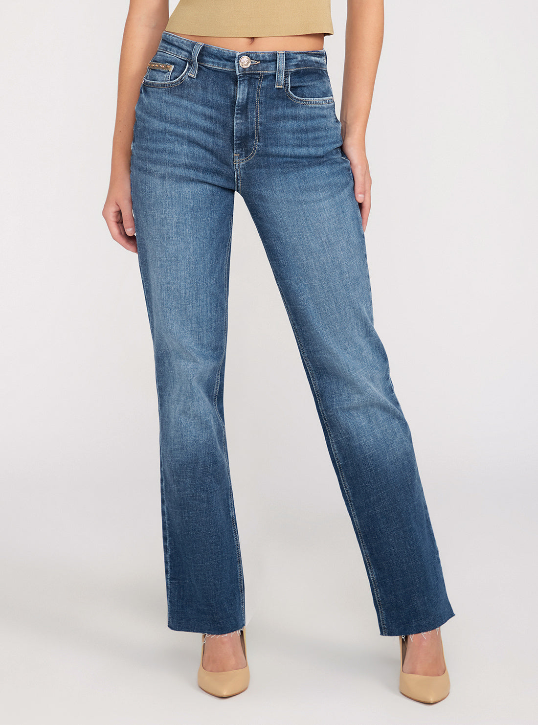 Vintage 80s High Rise Straight Leg Denim Jeans for Women - Etosha Wash | Retro Fashion, Casual Wear & Everyday Outfits