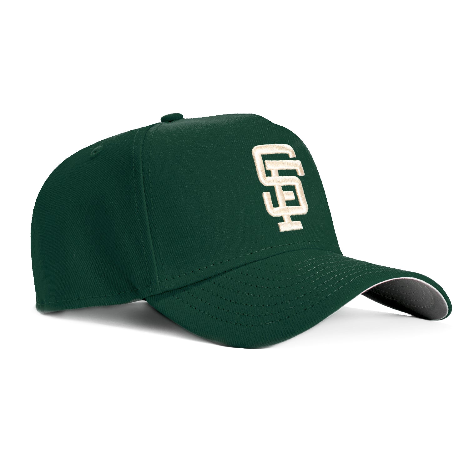 New Era 9Forty A-Frame San Francisco Giants Snapback Hat - Green & Ivory | Adjustable Baseball Cap for Men & Women | Perfect for Games, Streetwear & Fan Collections