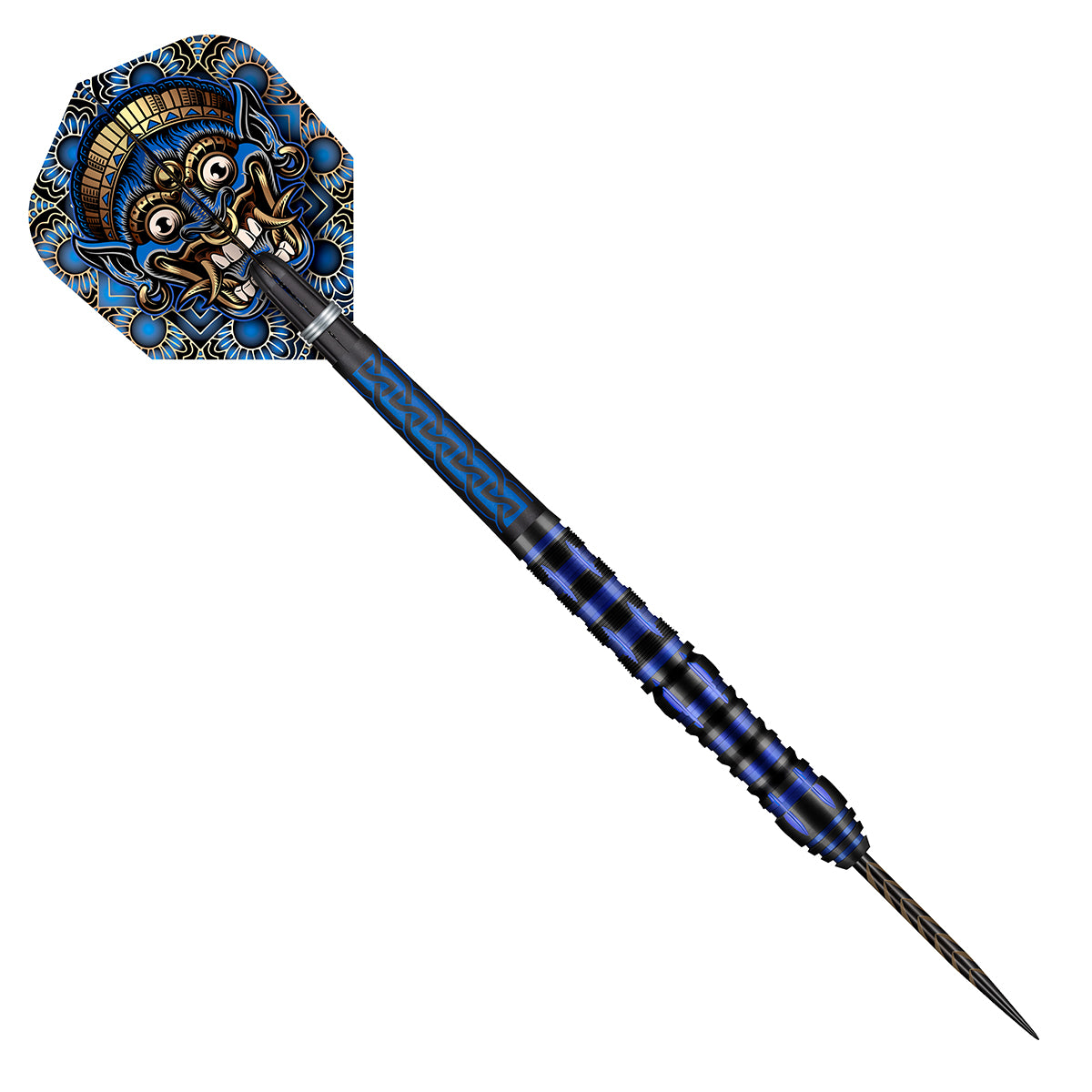 SHOT TRIBAL WEAPON JAVA Tungsten Steel Dart Set - 90% Tungsten, 25g Weight - Perfect for Professional Dart Players & Pub Games