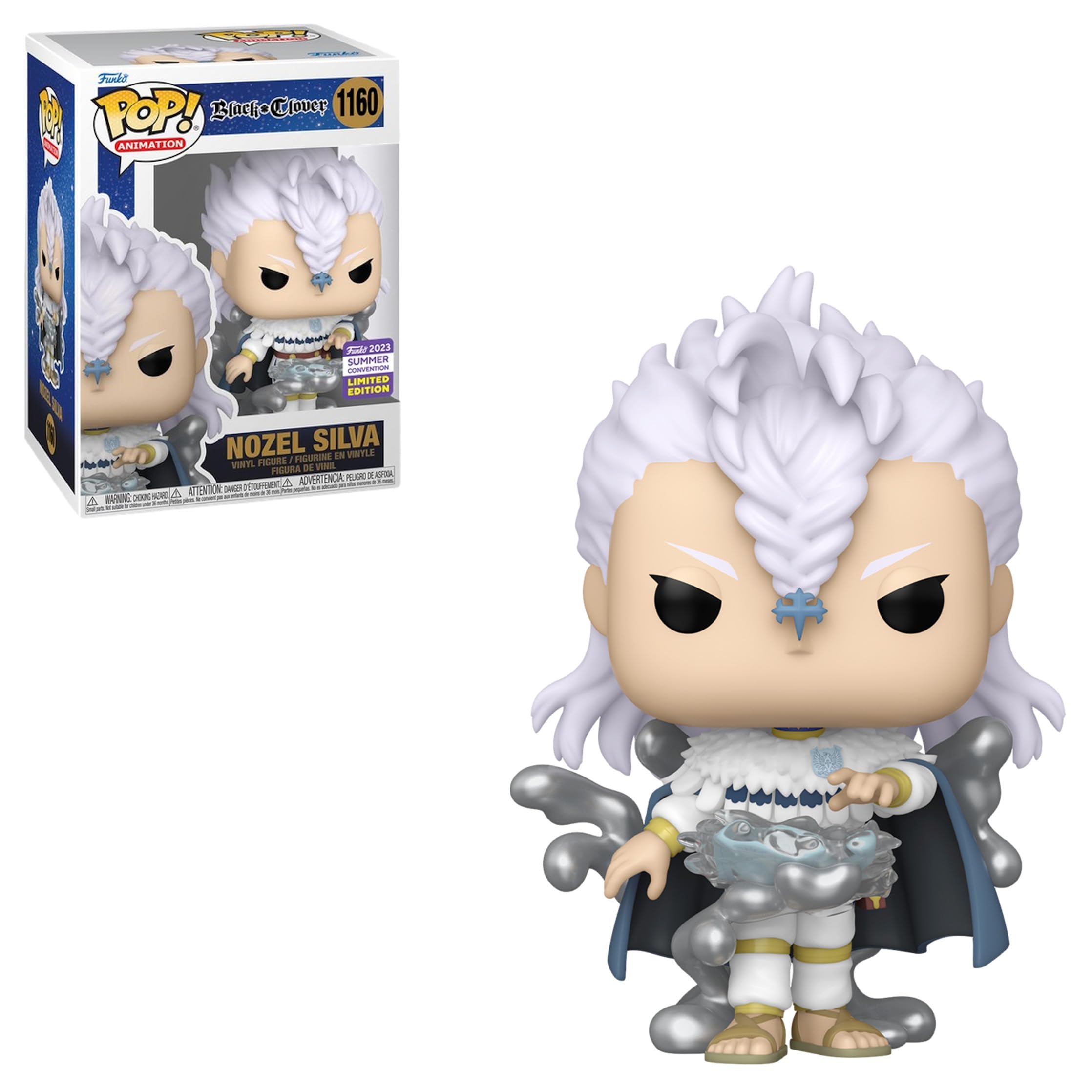 Funko Pop! Animation Black Clover Nozel Silva SDCC 2023 Summer Convention Exclusive Collectible Figure - Perfect for Anime Fans, Gift Ideas & Display Collection