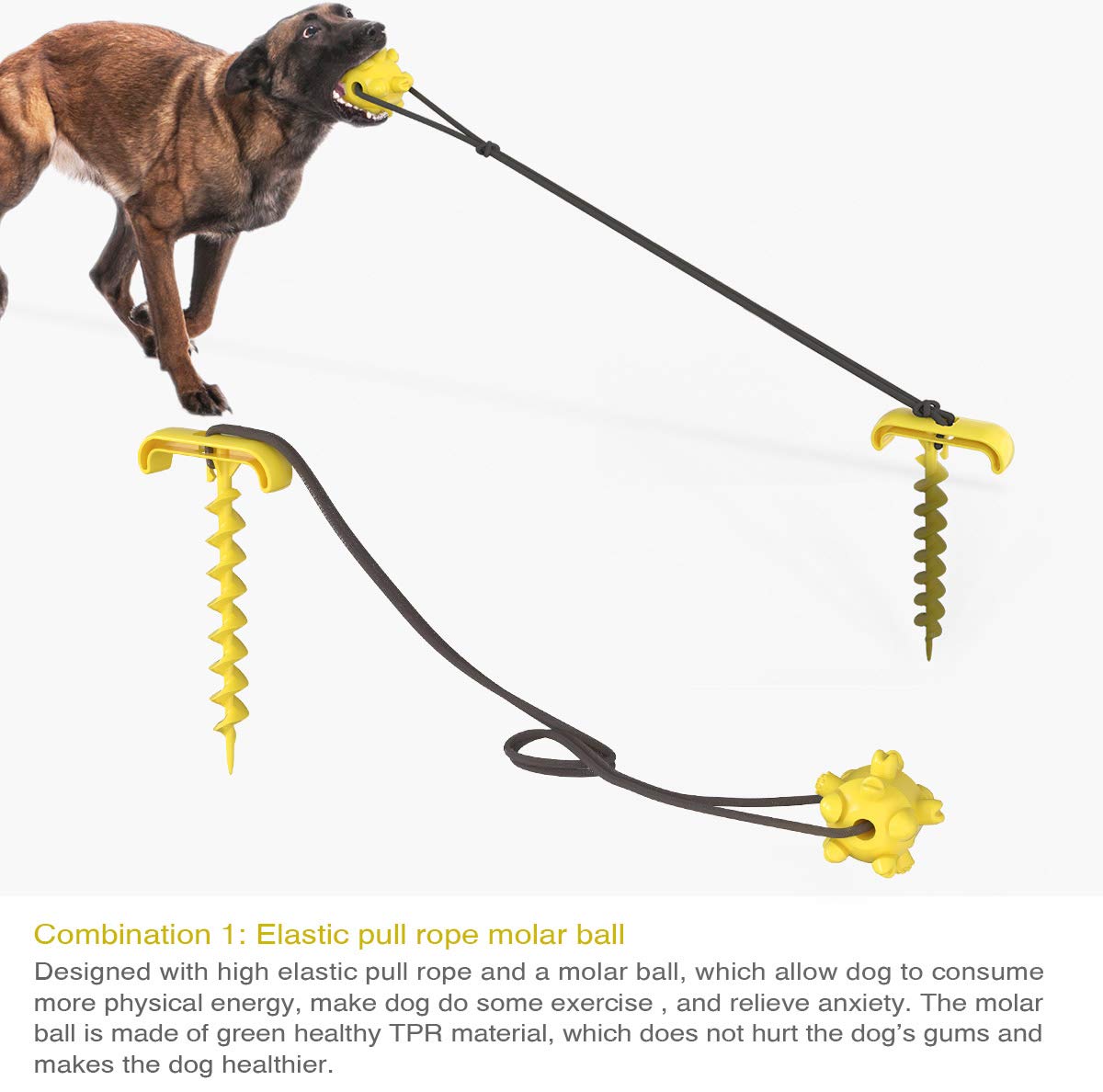Heavy Duty Dog Tie Out Cable & Stake - 10.19
