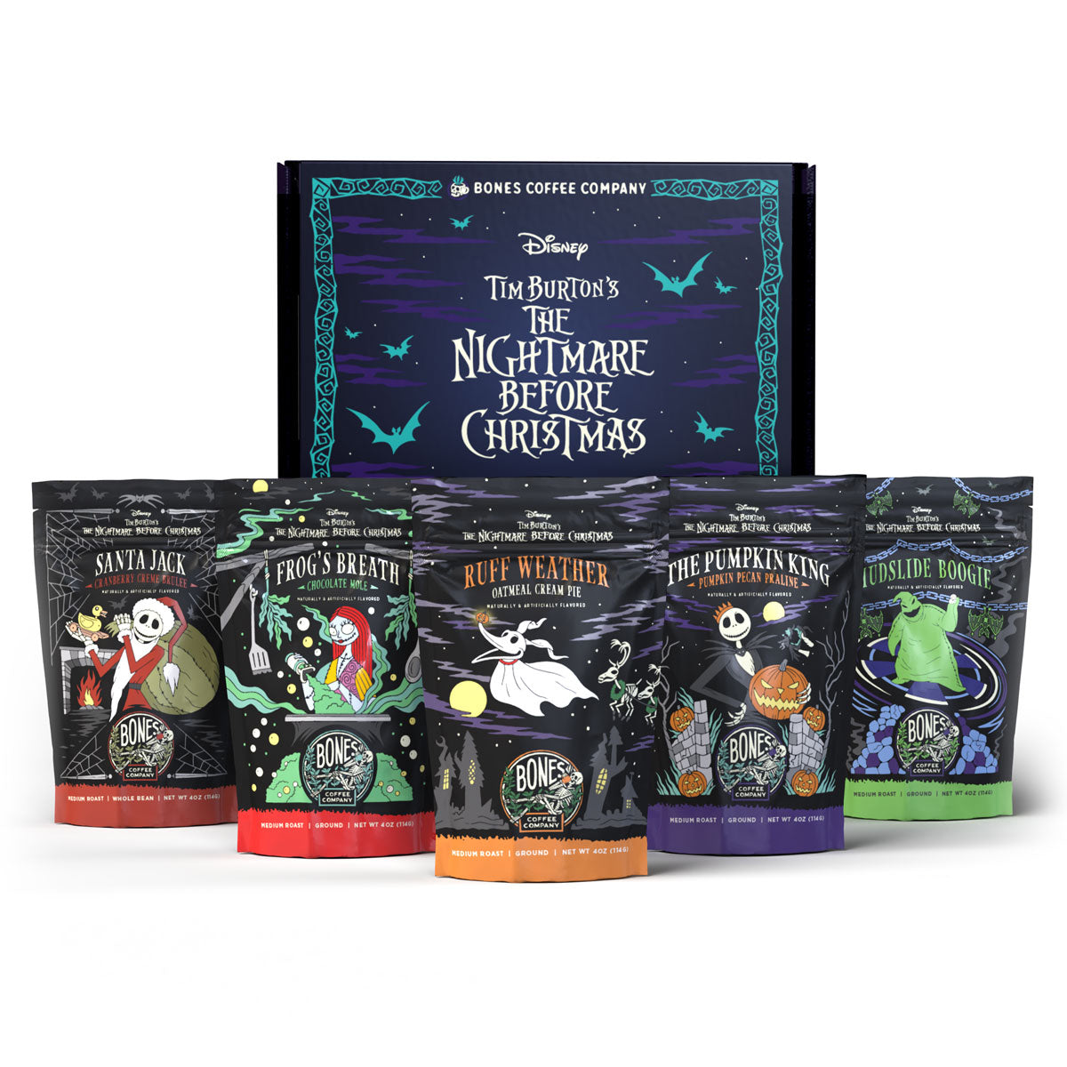 Disney Tim Burton's The Nightmare Before Christmas Collector's Box Set - Limited Edition Holiday Gift for Movie Fans, Halloween & Christmas Decorations