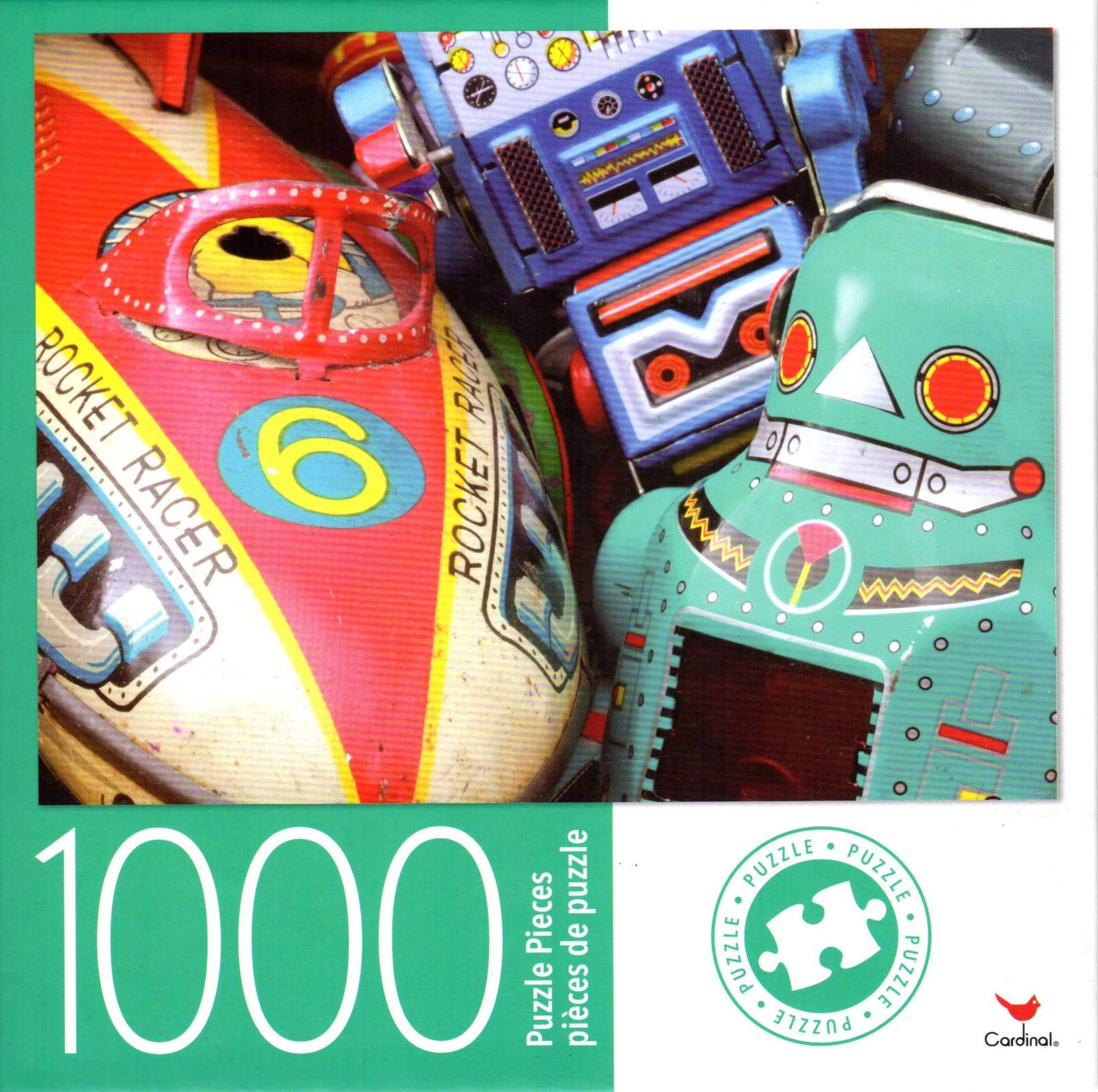 Vintage Retro Toys in Box 1000 Piece Jigsaw Puzzle for Adults - Fun Collectible Gift for Puzzle Lovers & Nostalgic Home Decor